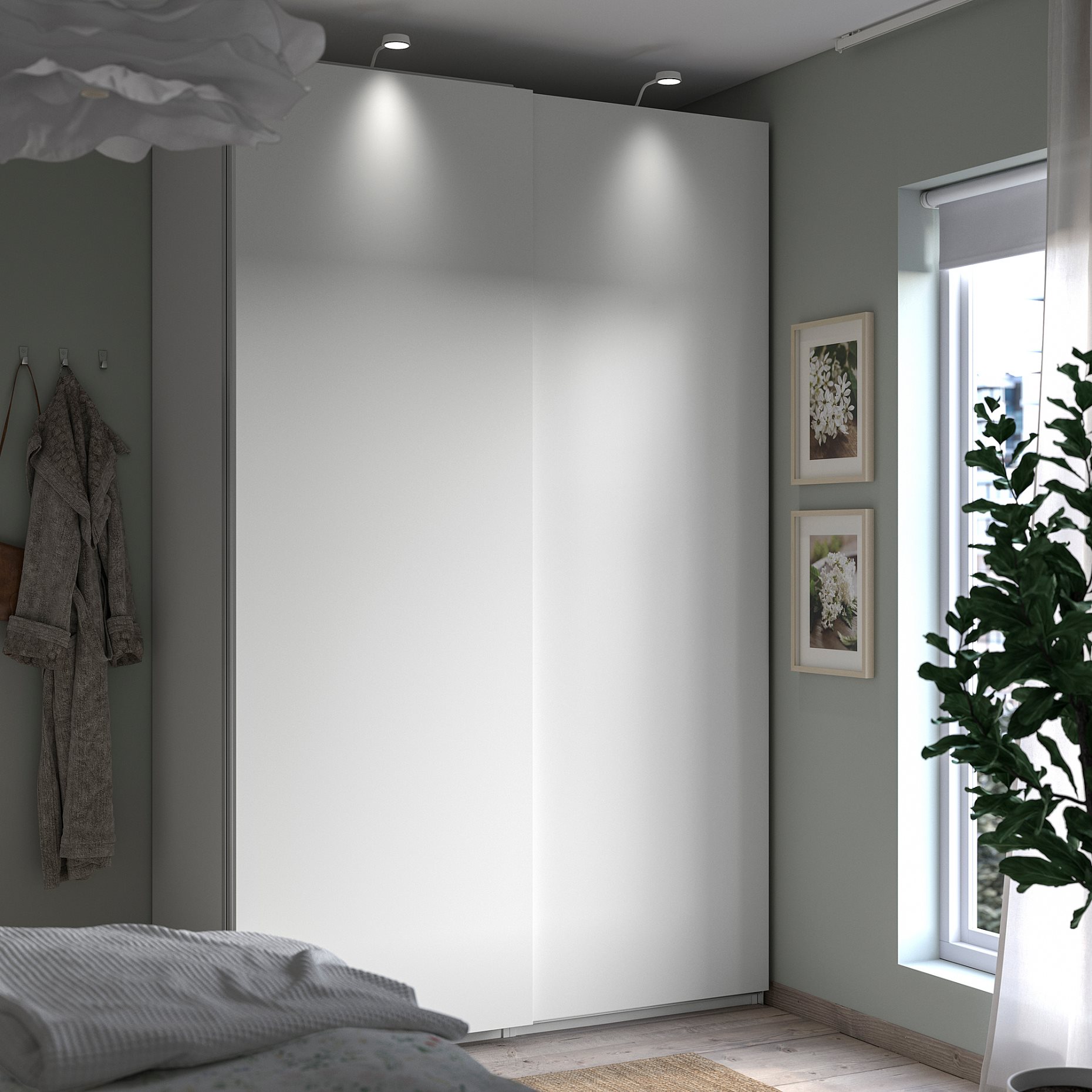 PAX/HASVIK, wardrobe combination, 150x66x201 cm, 695.031.69