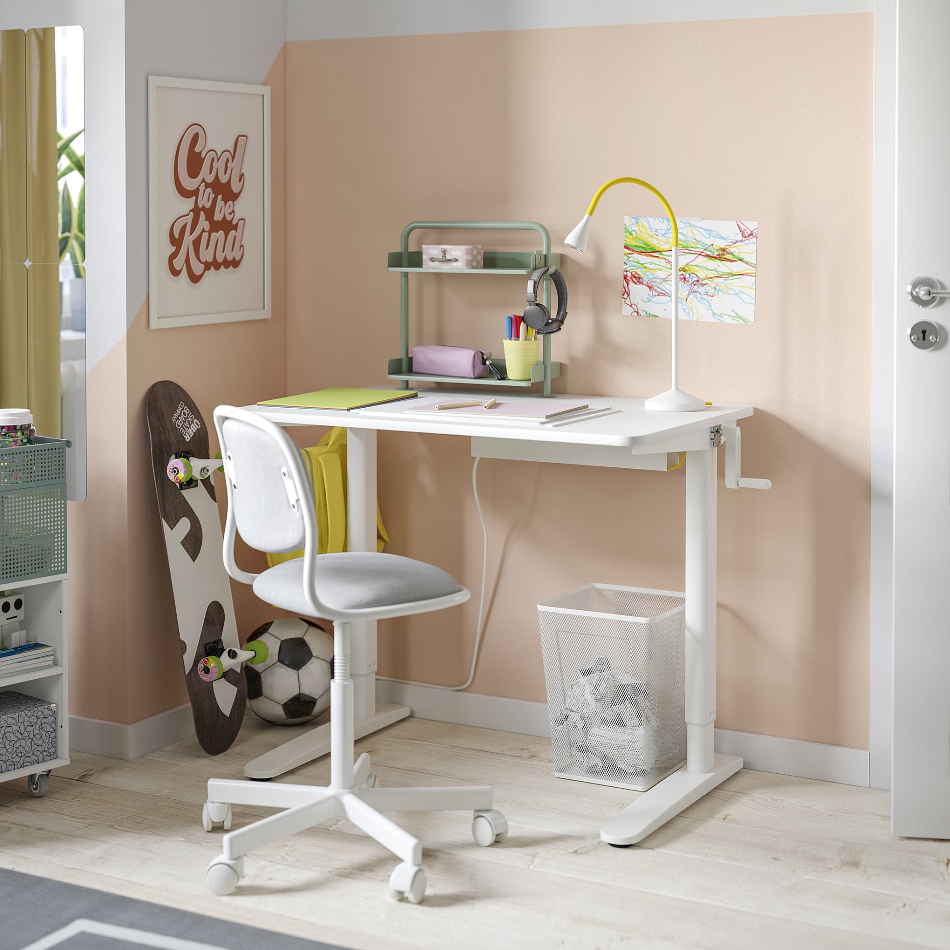 RELATERA, desk combination sit/stand, 90x60 cm, 695.558.08