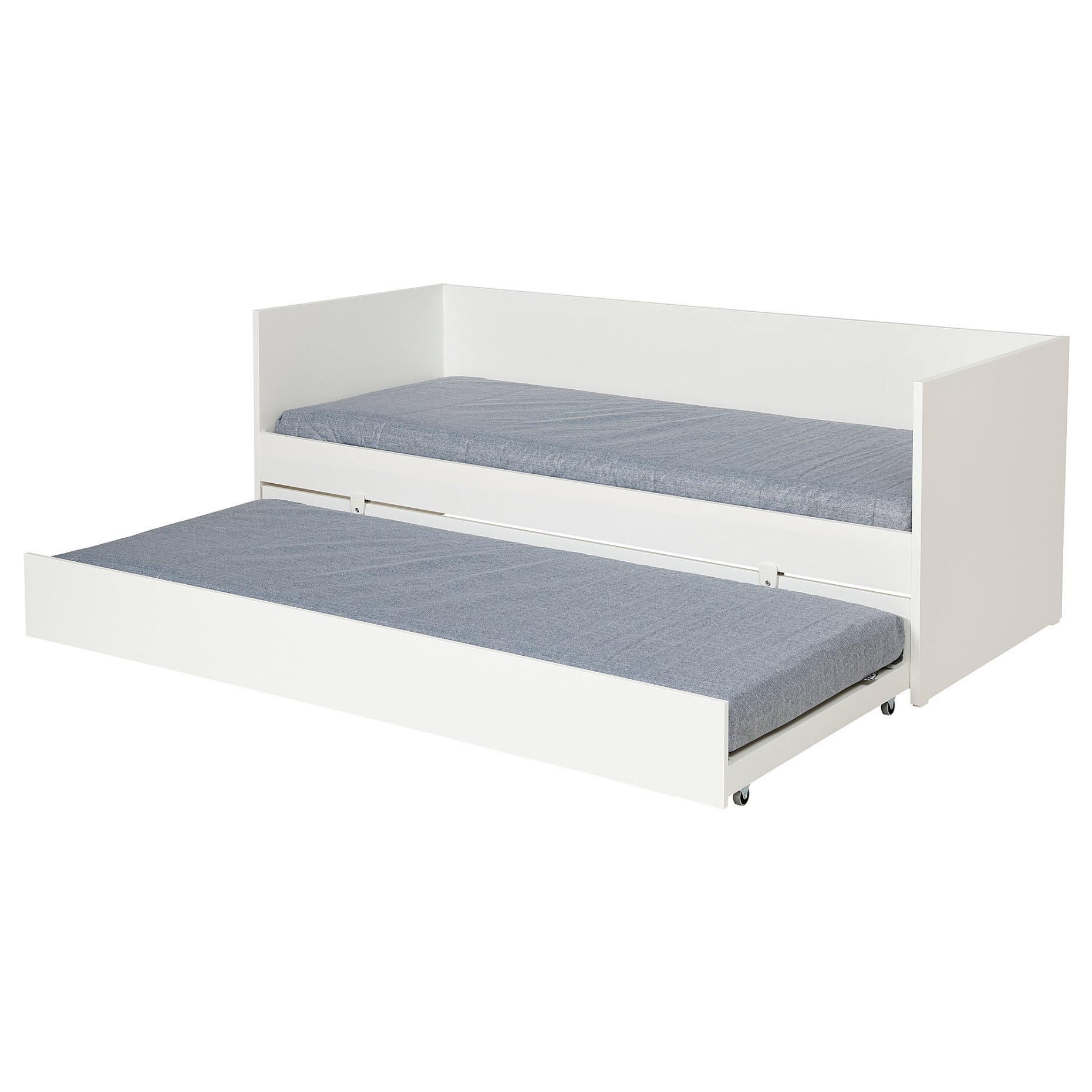 VIHALS, κρεβάτι επισκέπτη day-bed με συρταρωτό κρεβάτι/2 στρώματα, 80x200 cm, 695.806.38