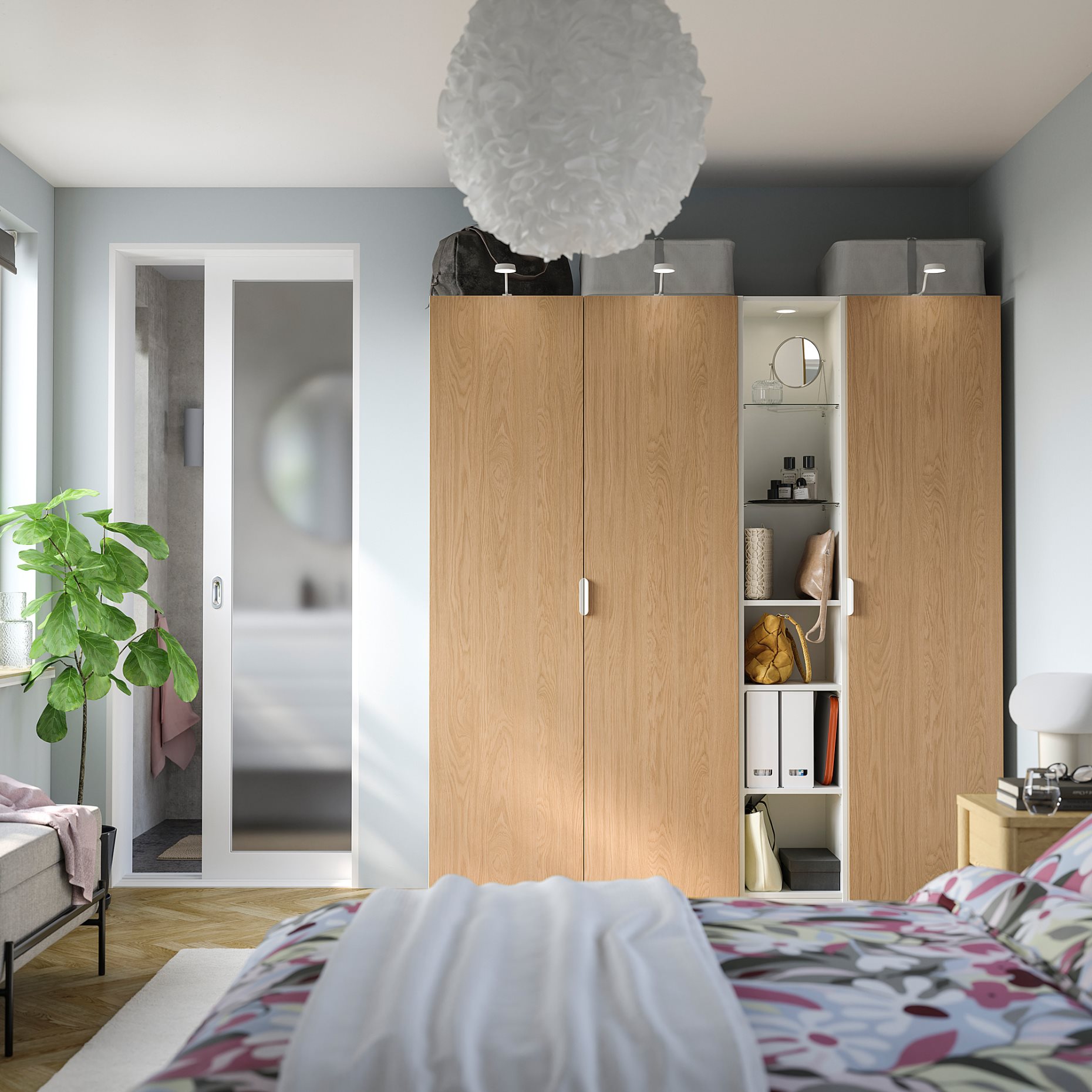 PAX/STORKLINTA, wardrobe combination, 185x60x201 cm, 696.072.18