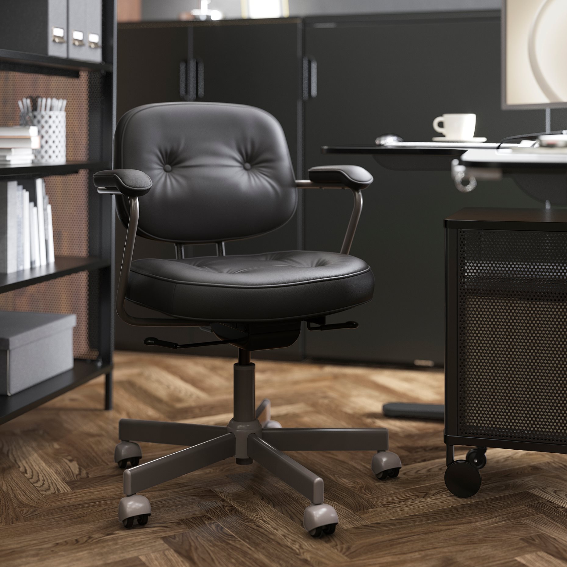 ALEFJÄLL, swivel chair, 703.674.58