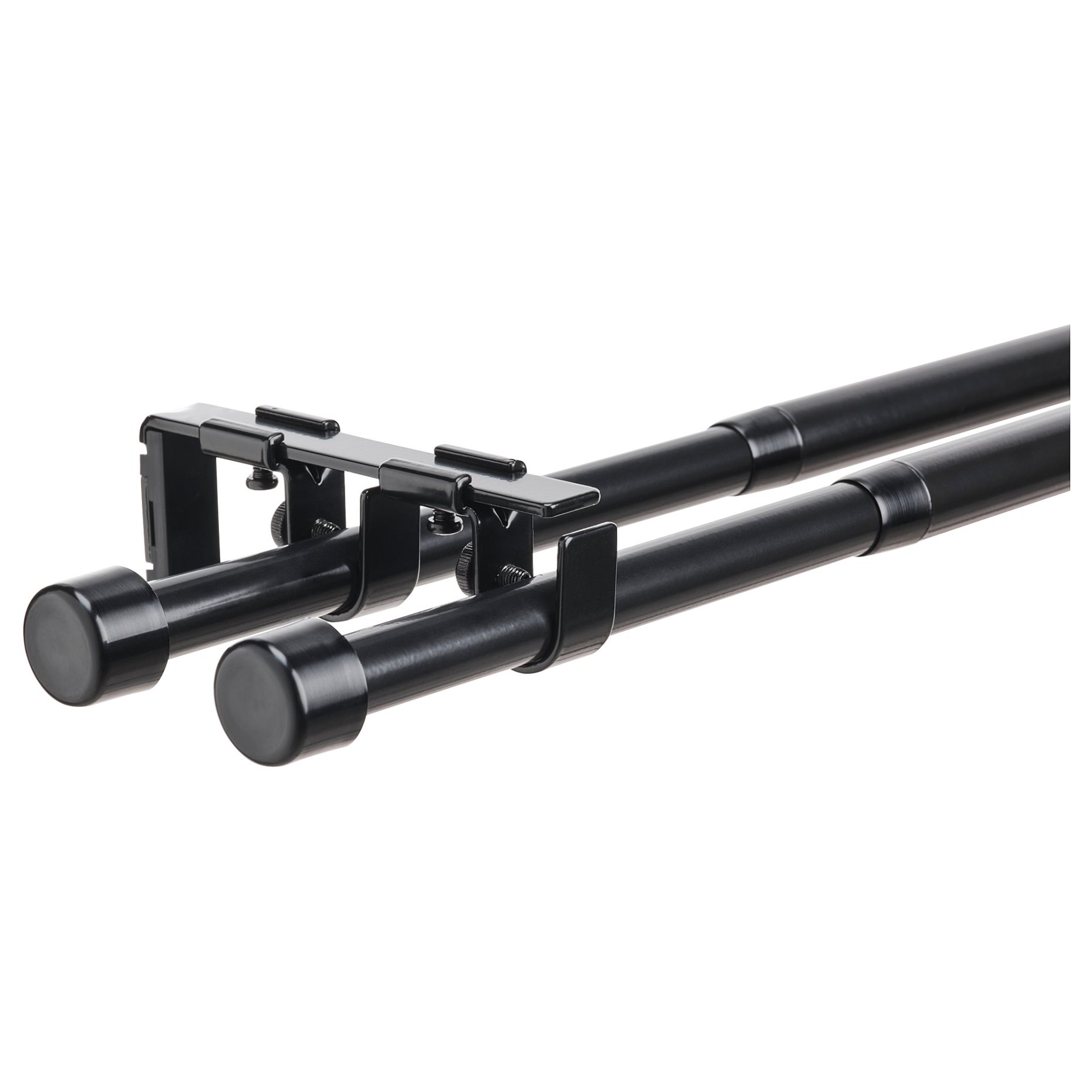 BEKRÄFTA, double curtain rod set, 120-210 cm 19 mm, 704.896.95