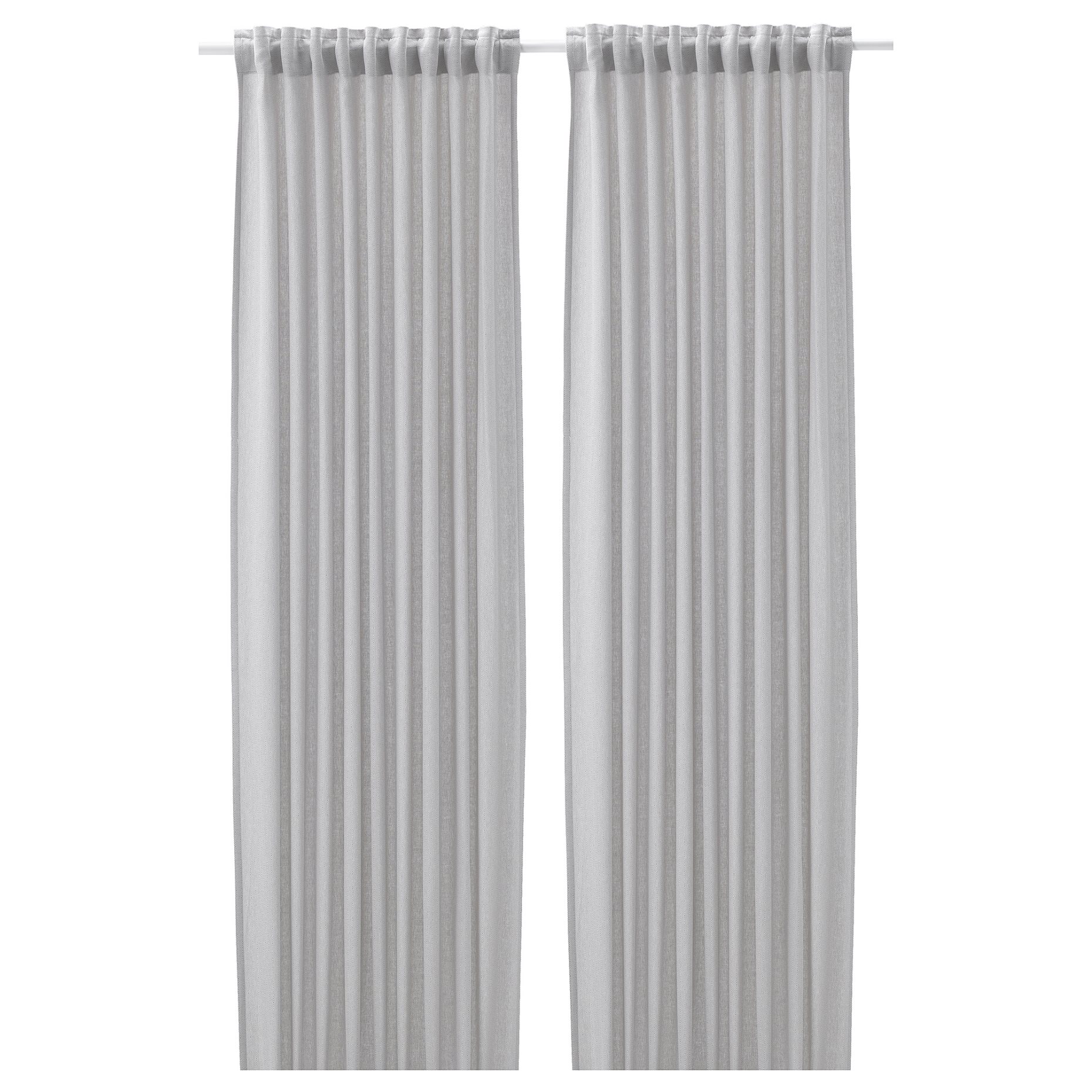 FJÄDERMOTT, curtains 145x300 cm, 1 pair, 705.045.87