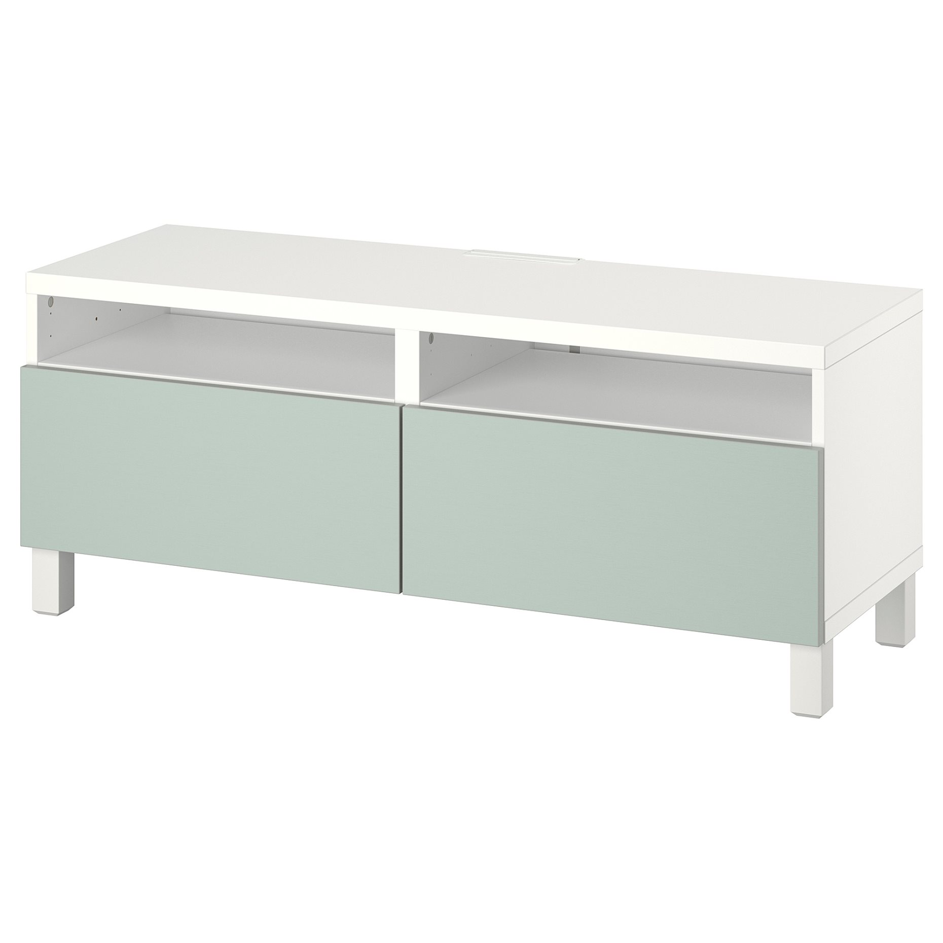BESTÅ, TV bench with drawers push open, 120x42x48 cm, 794.200.03