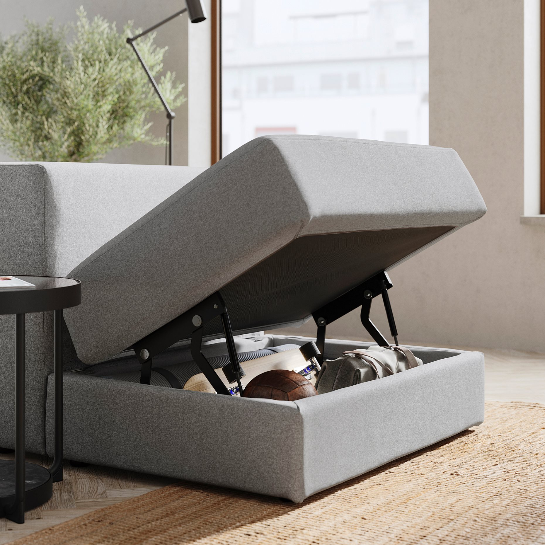 JÄTTEBO, modular corner sofa, 6 seat, 794.852.59