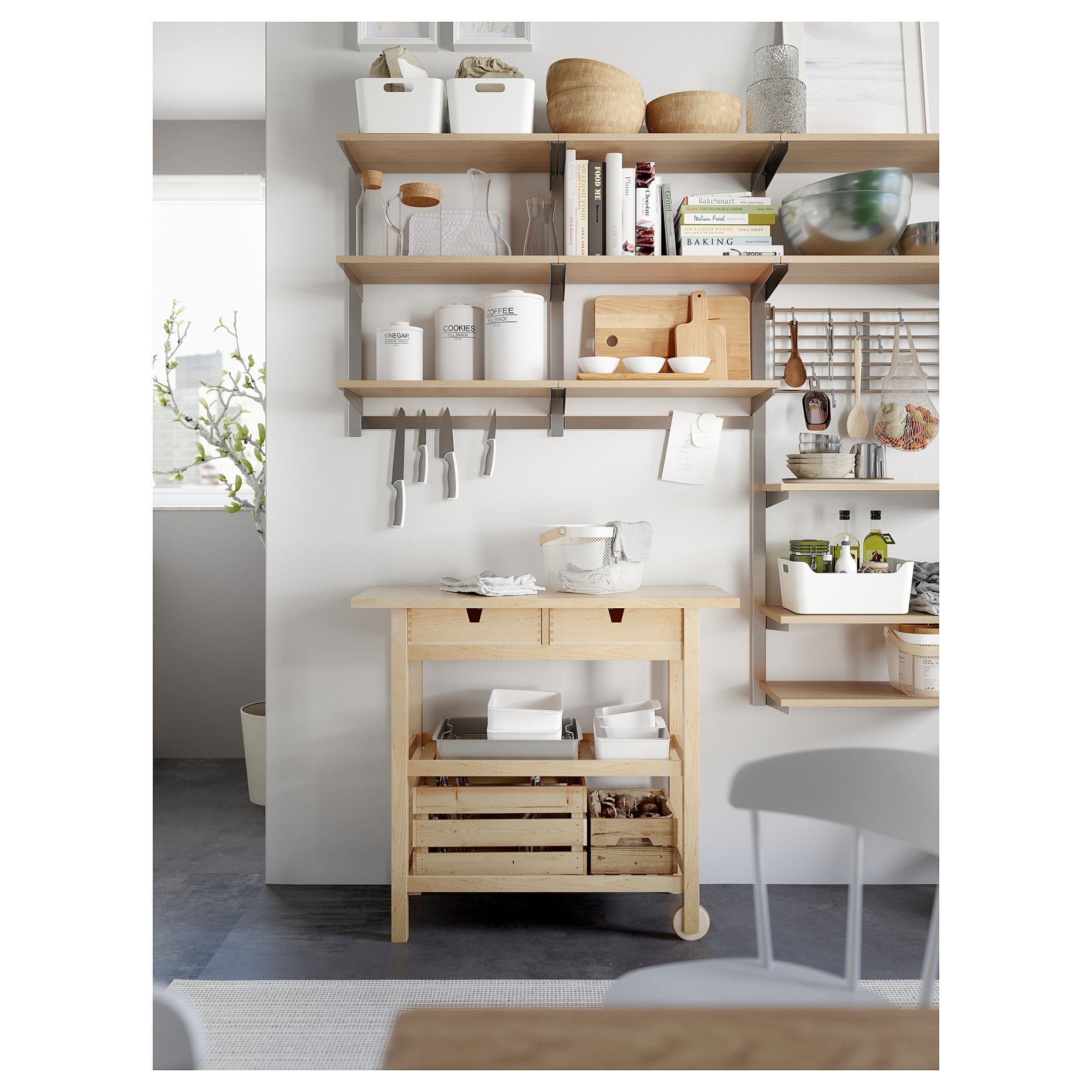 FÖRHÖJA, kitchen trolley, 800.359.20