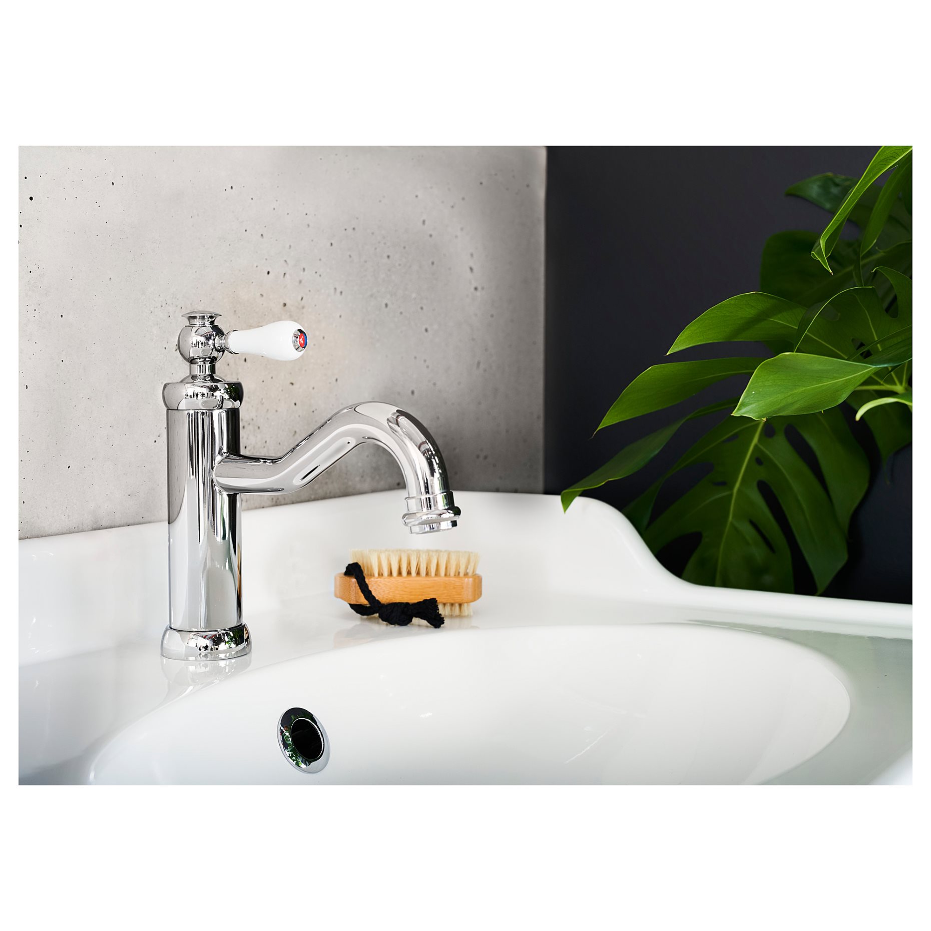 HAMNSKÄR, wash-basin mixer tap with strainer, 803.430.75