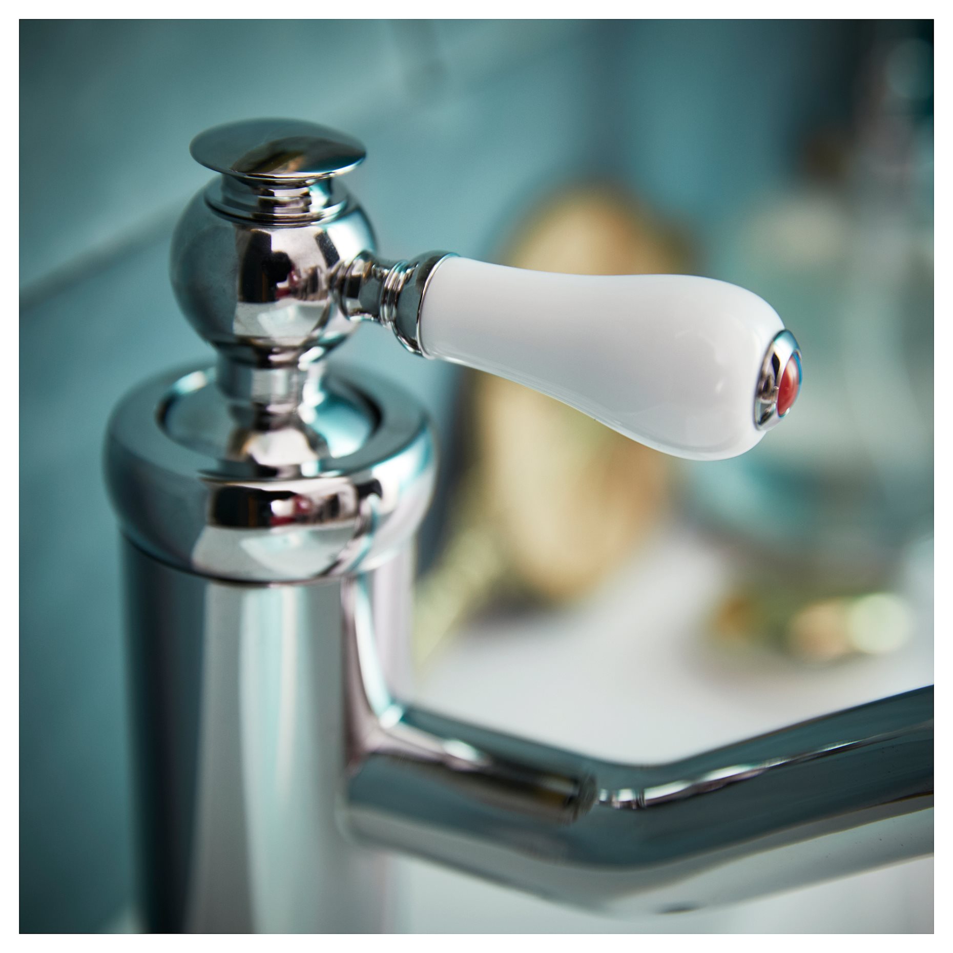 HAMNSKÄR, wash-basin mixer tap with strainer, 803.430.75