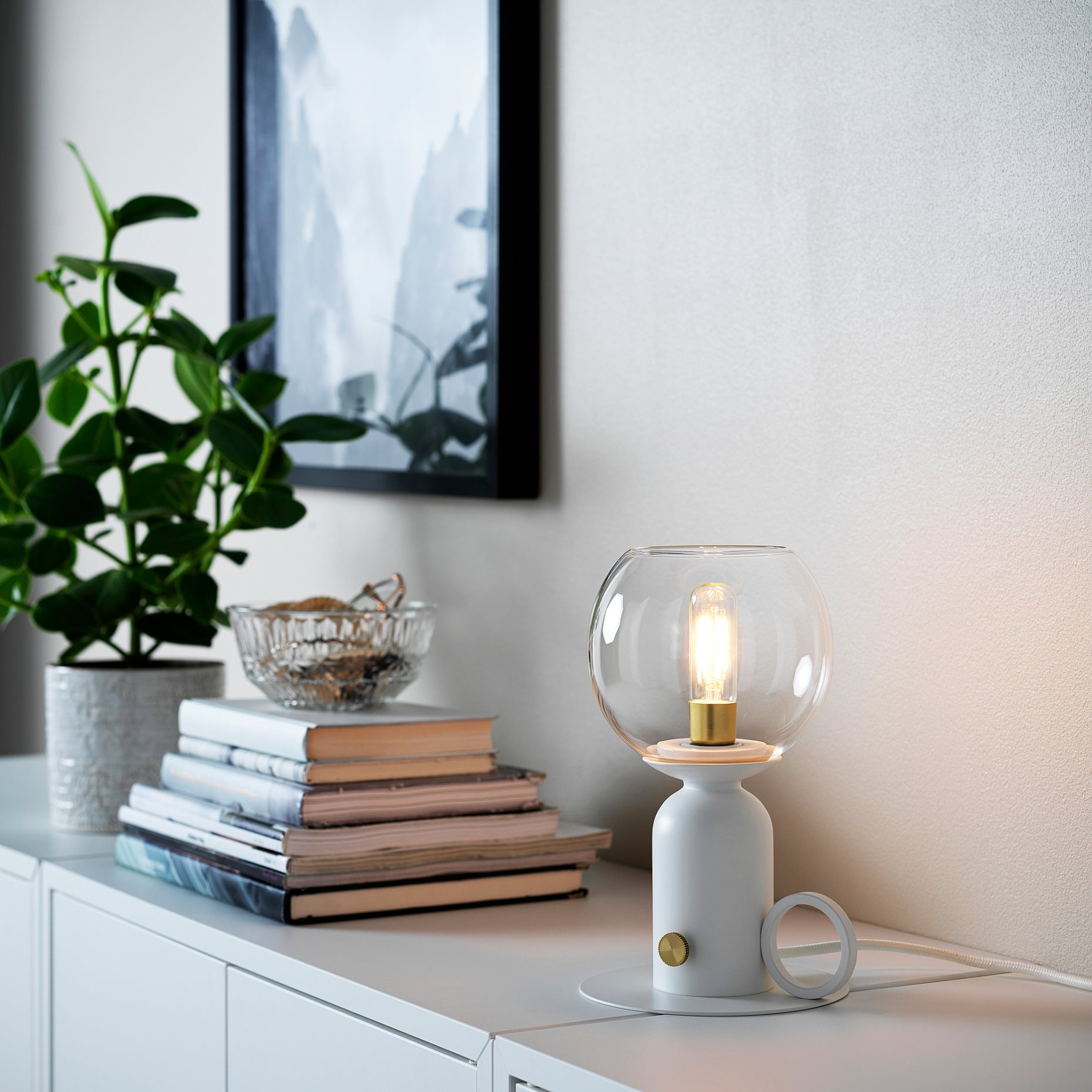 LUNNOM, λαμπτήρας LED E14 200 lumen/συμβατός με ροοστάτη/σχήμα σωλήνα, 25 mm, 805.169.62