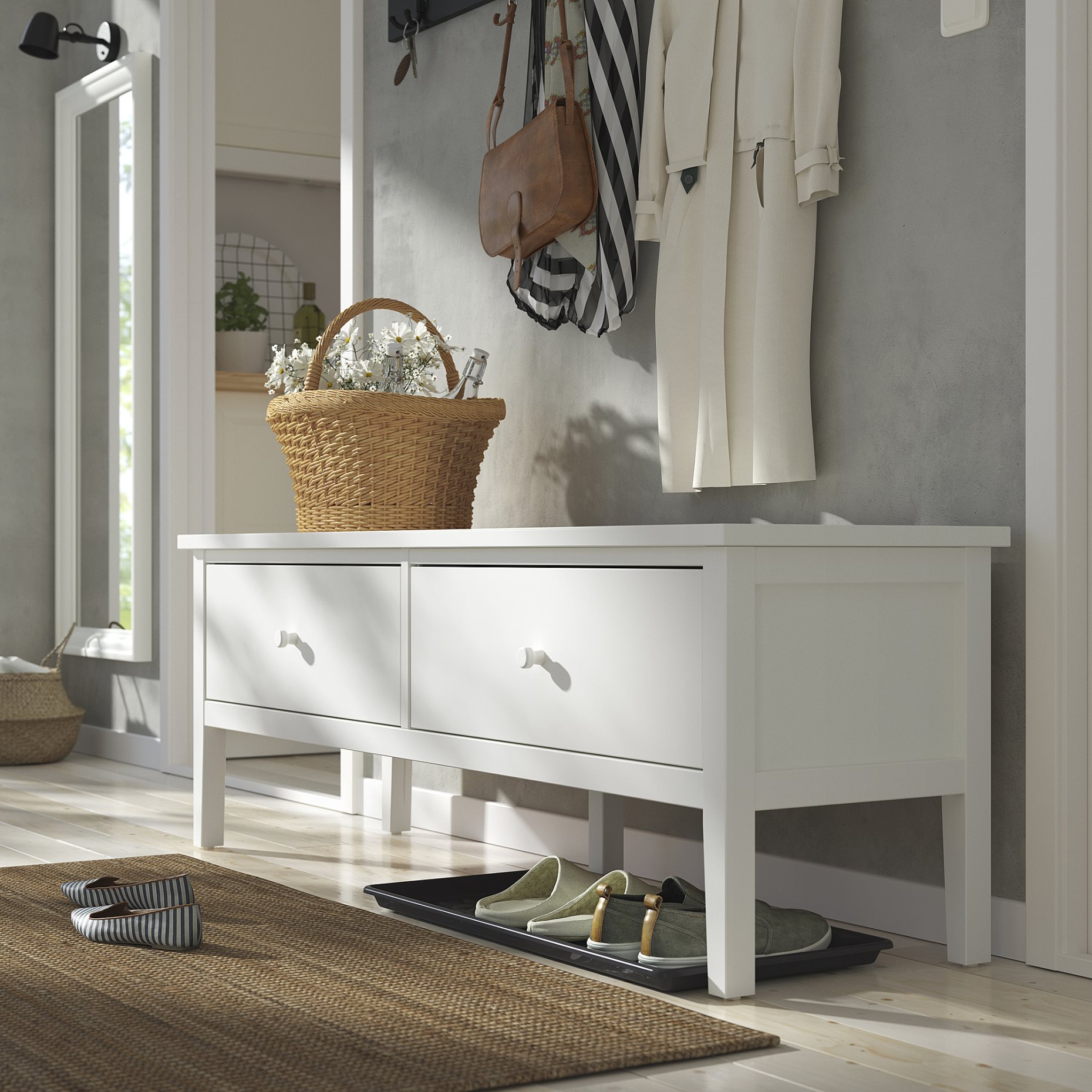 GULLABERG, storage bench, 148x43x52 cm, 805.739.57