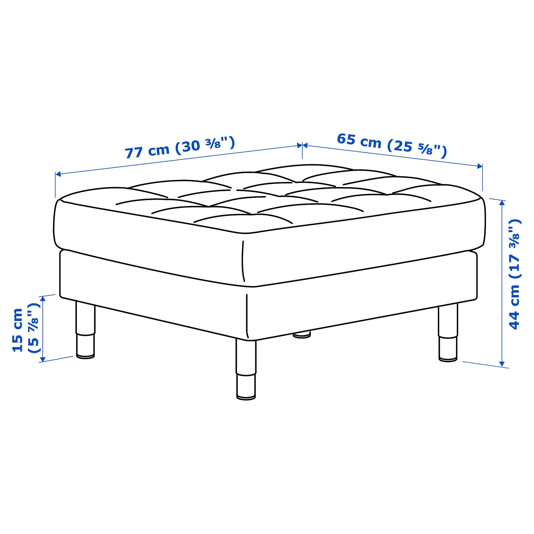 LANDSKRONA, footstool, 890.318.09