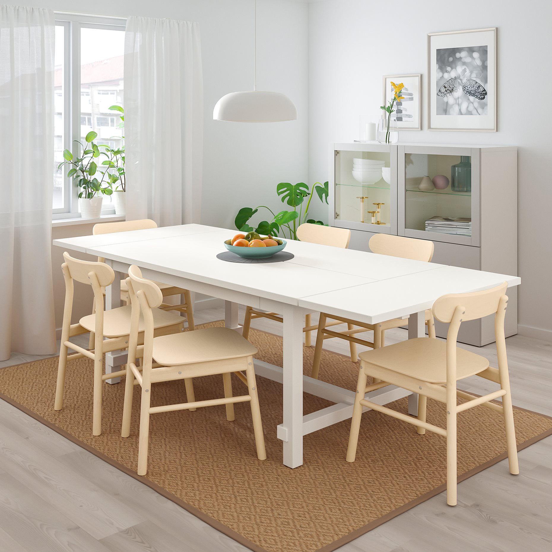 NORDVIKEN/RONNINGE, table and 4 chairs, 893.051.68
