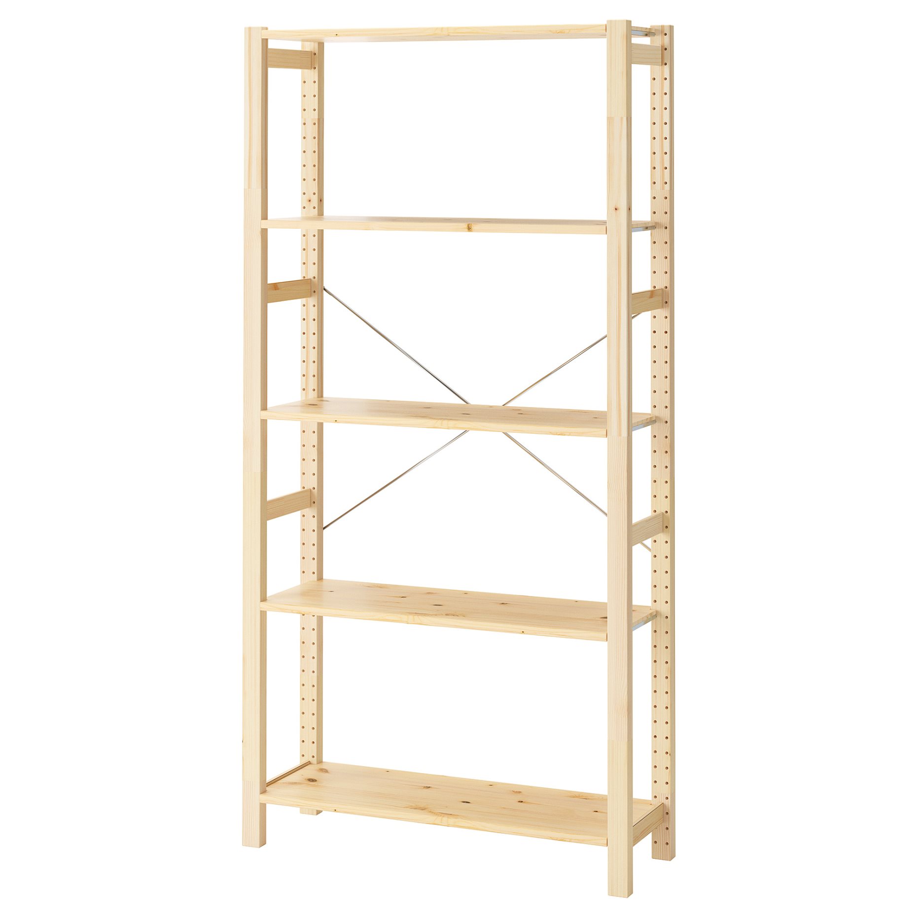 IVAR, shelving unit, 89x30x179 cm, 894.045.78