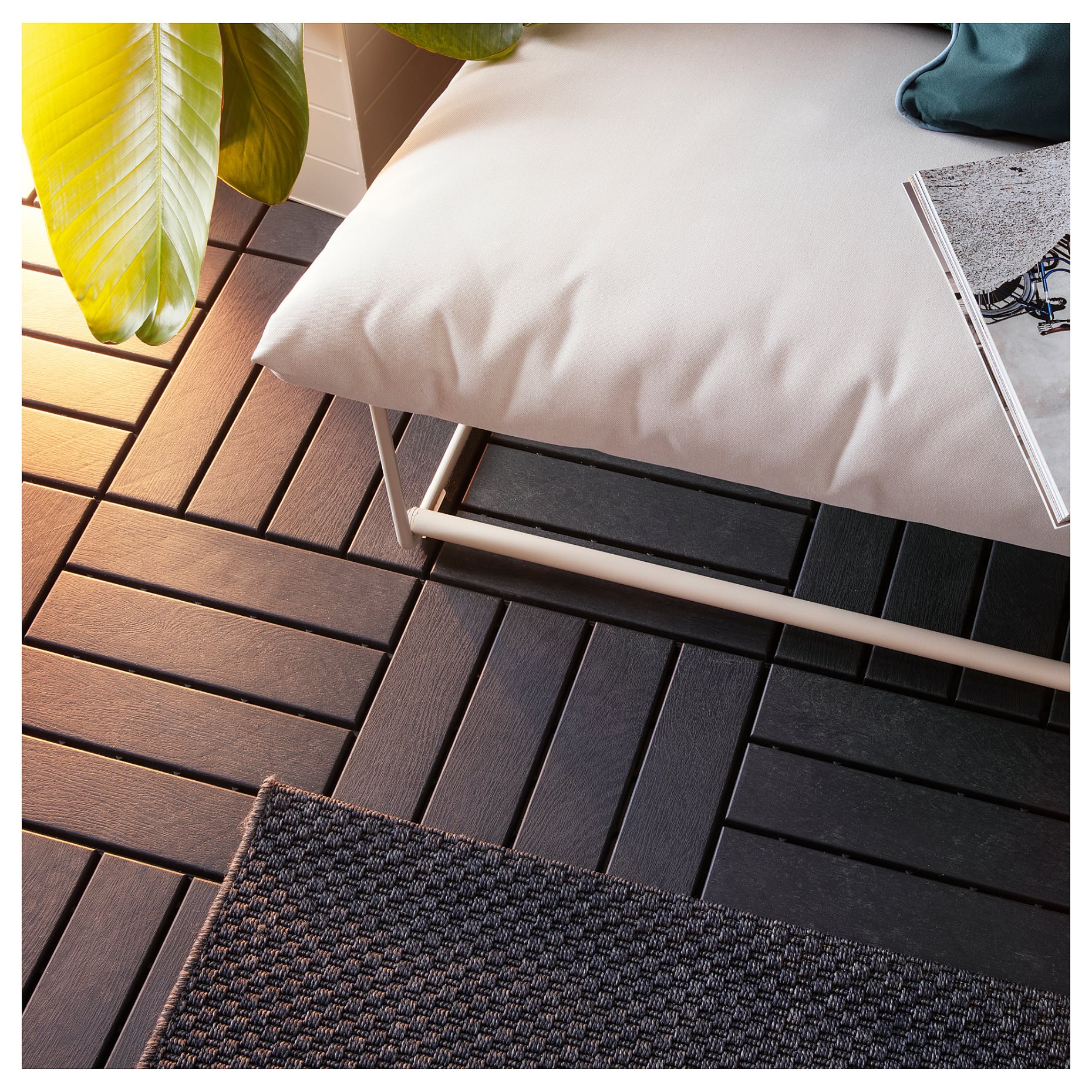 RUNNEN, floor decking outdoor, 9 pack, 902.381.11