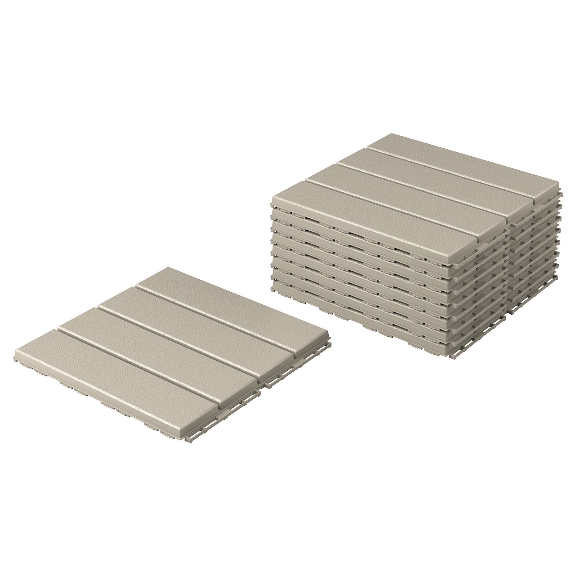 RUNNEN, floor decking, outdoor 9 pack, 0.81 m², 904.767.34