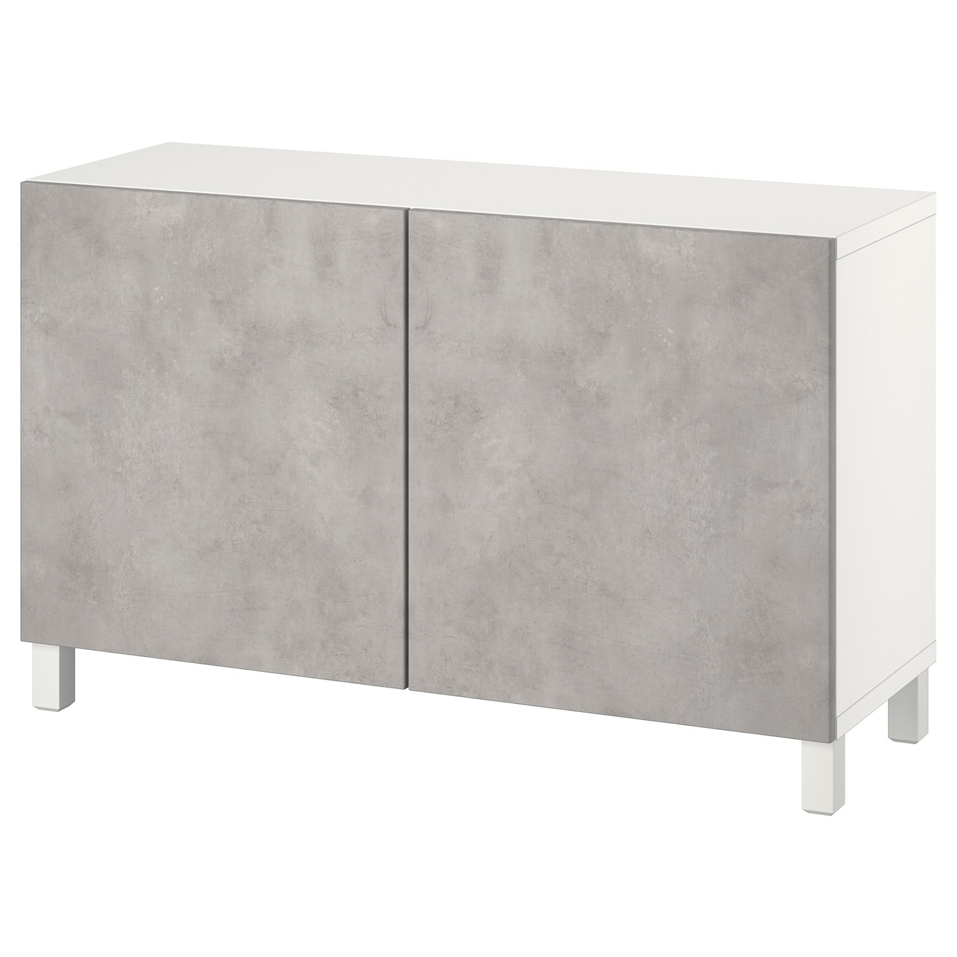 BESTÅ, storage combination with doors, 120x42x74 cm, 994.214.26