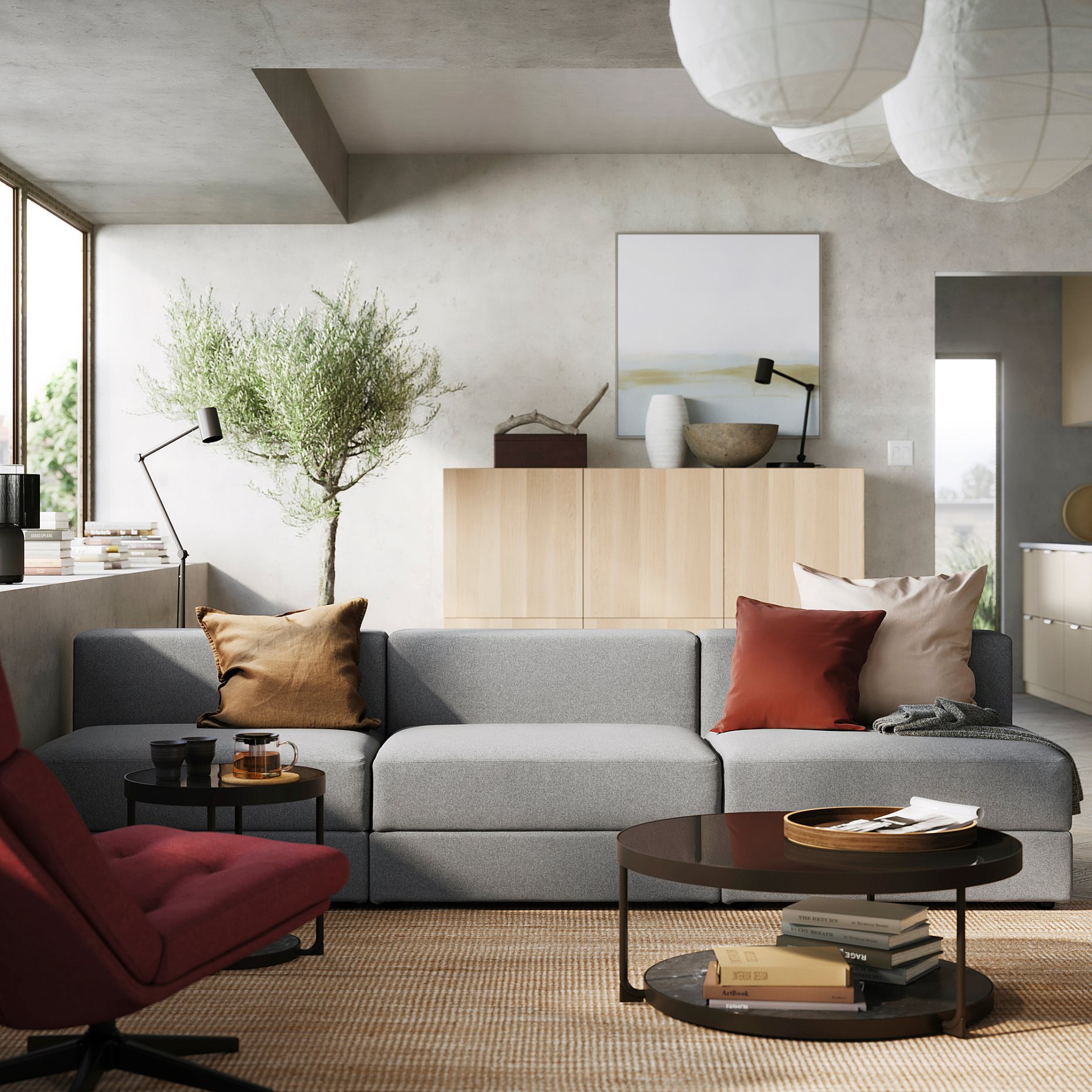 JÄTTEBO, 4,5-seat modular sofa, 994.850.84