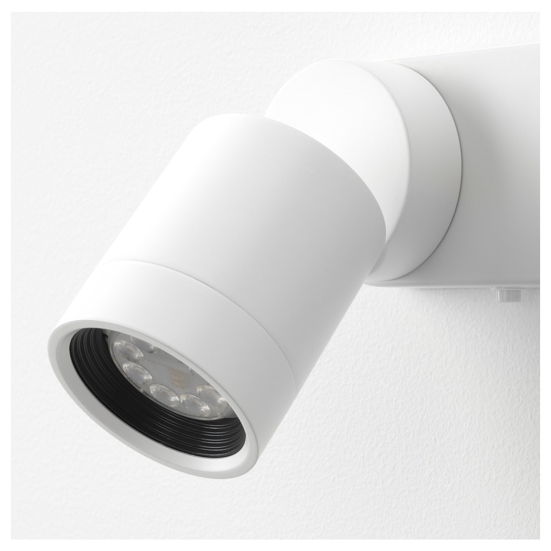 NYMÅNE, wall lamp double, wired-in, 004.289.93