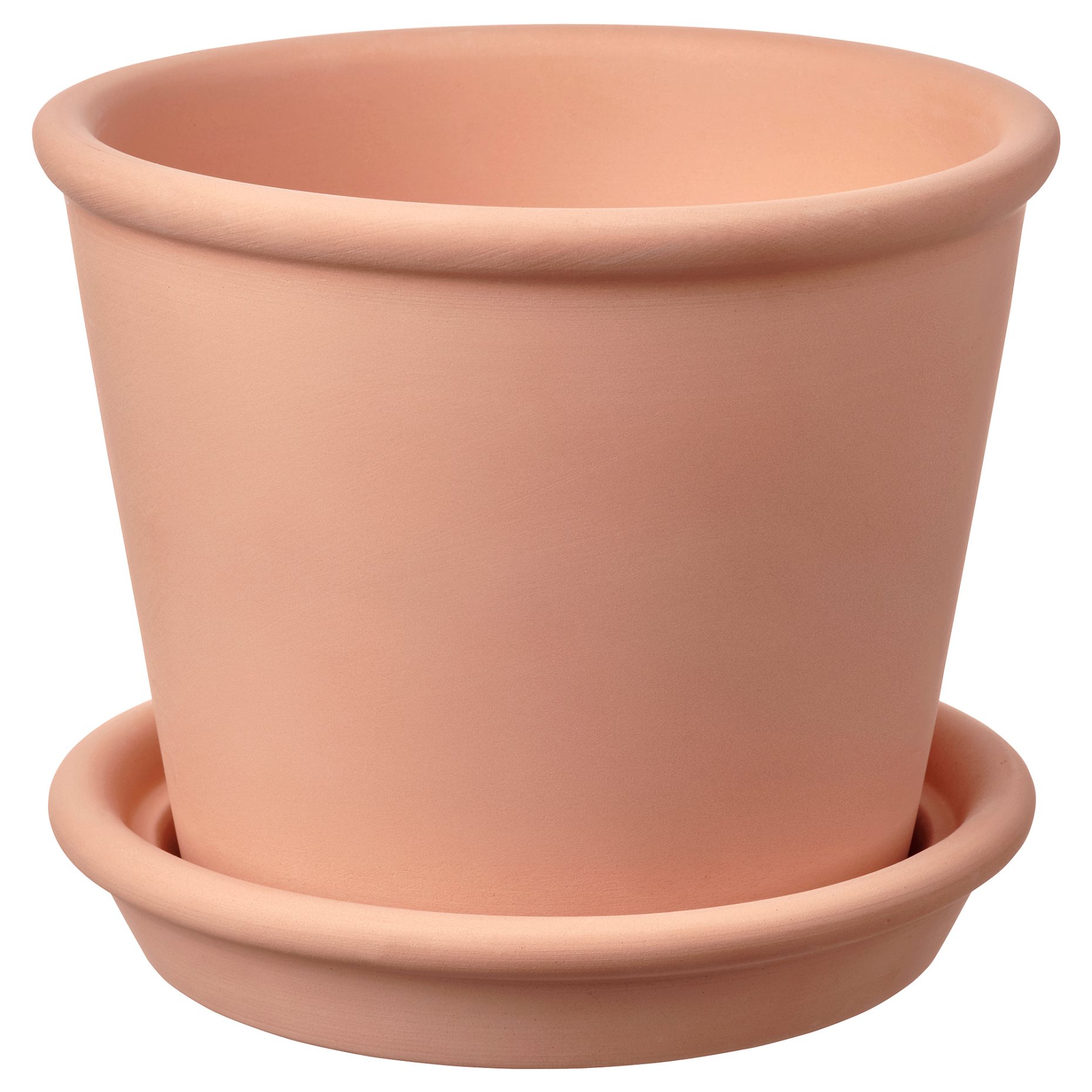 MUSKOTBLOMMA, plant pot with saucer in/outdoor, 12 cm, 004.548.83