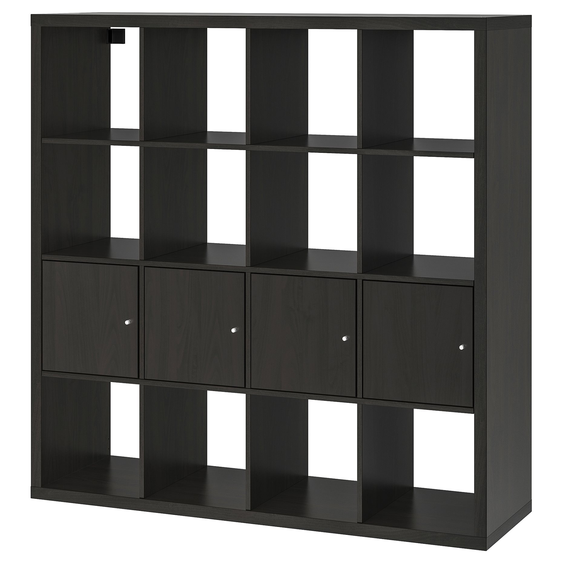 KALLAX, shelving unit with 4 inserts, 090.174.83