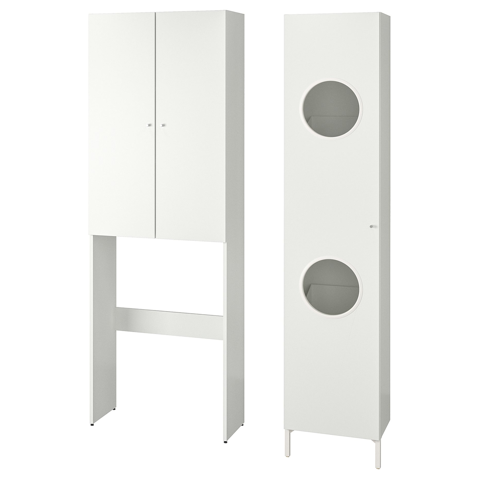 NYSJÖN, storage combination for laundry, 105x32x190 cm, 094.159.53