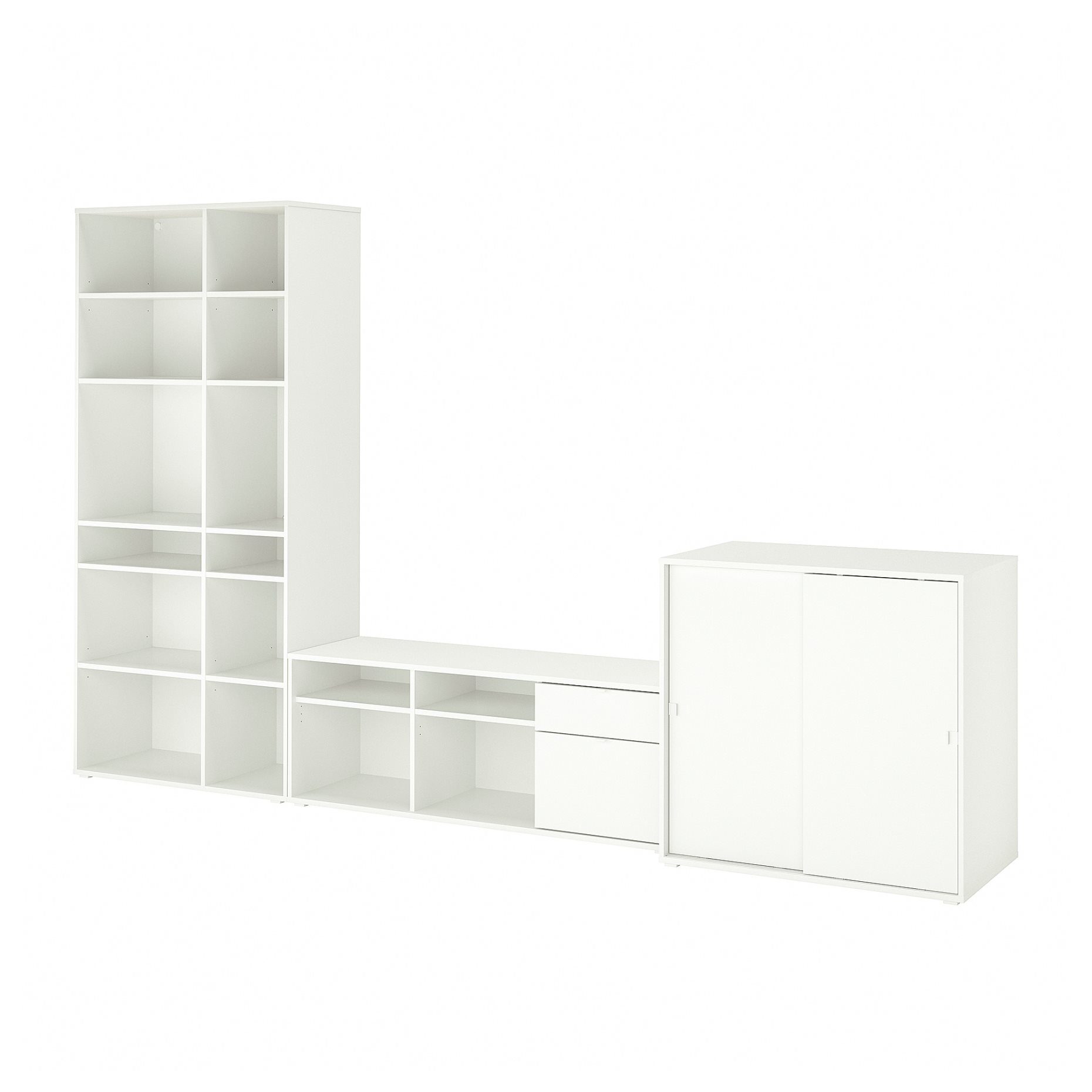 VIHALS, TV/storage combination, 337x47x200 cm, 094.406.79