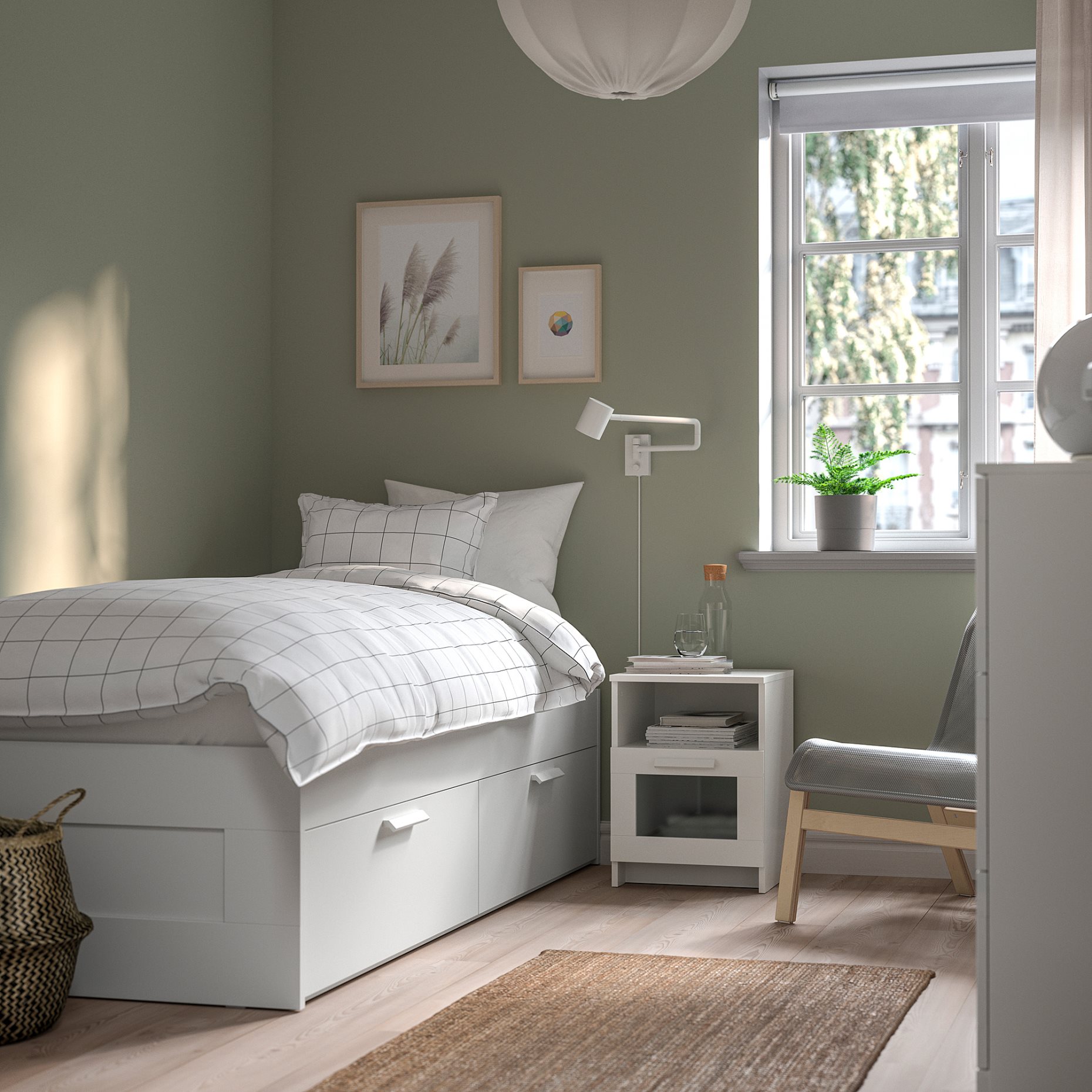 BRIMNES, bedside table, 102.349.42