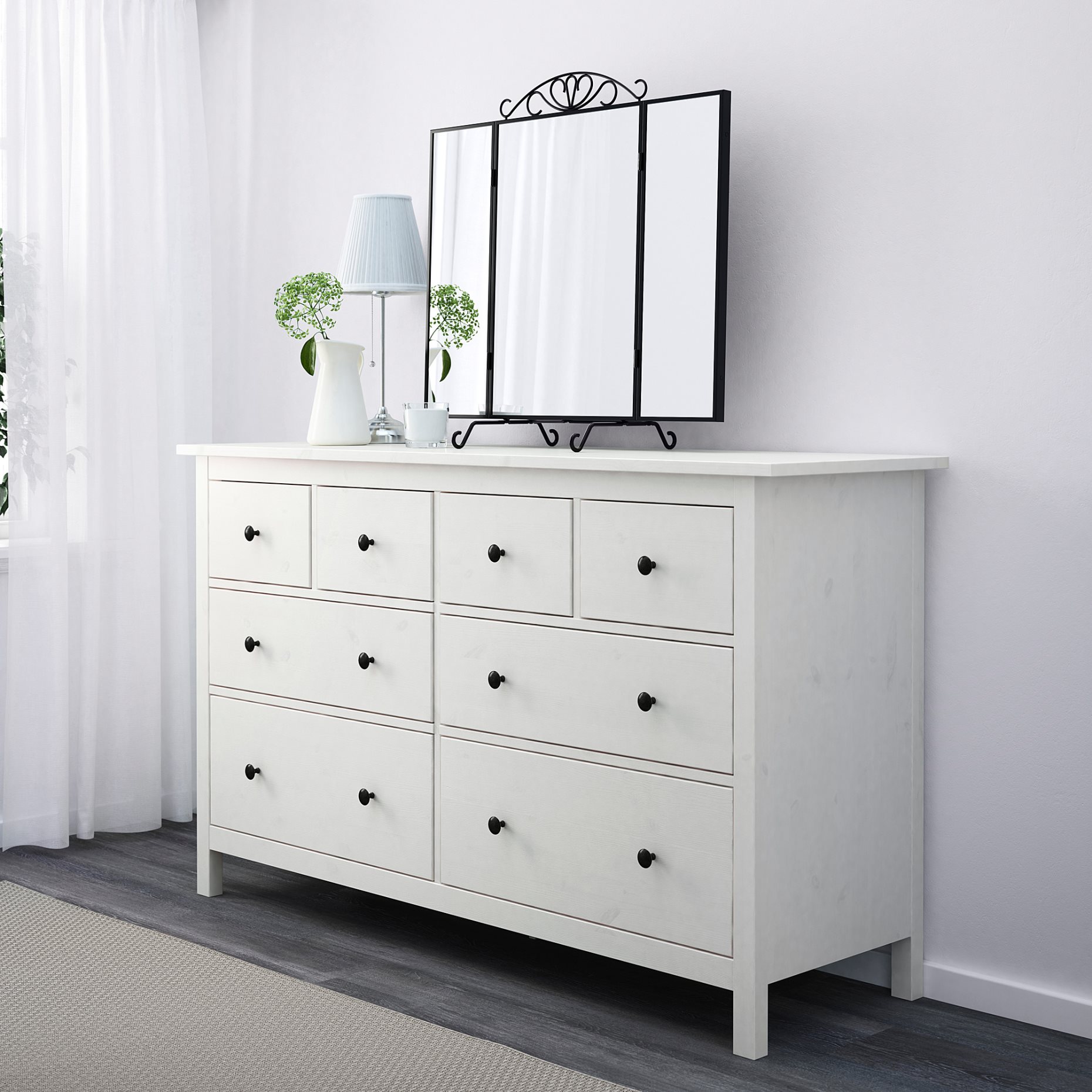 HEMNES, chest of 8 drawers, 102.392.80