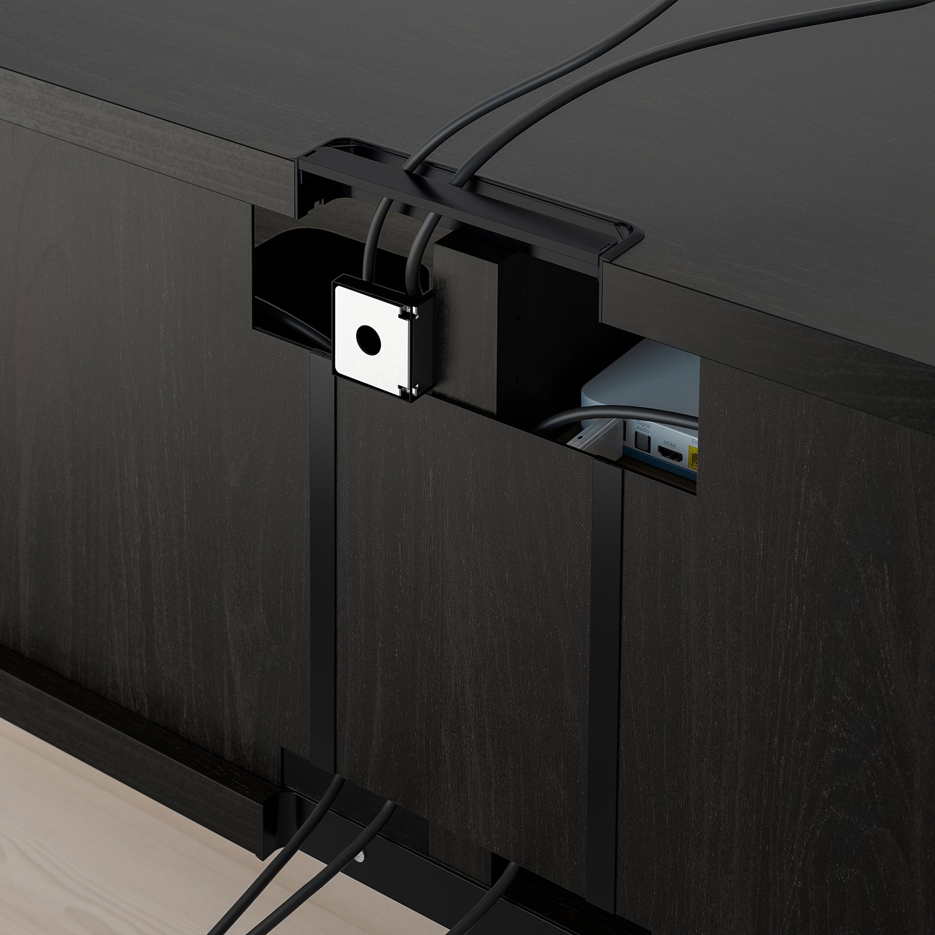 BESTÅ, έπιπλο TV με συρτάρια με μαλακό κλείσιμο, 120x42x48 cm, 191.882.81