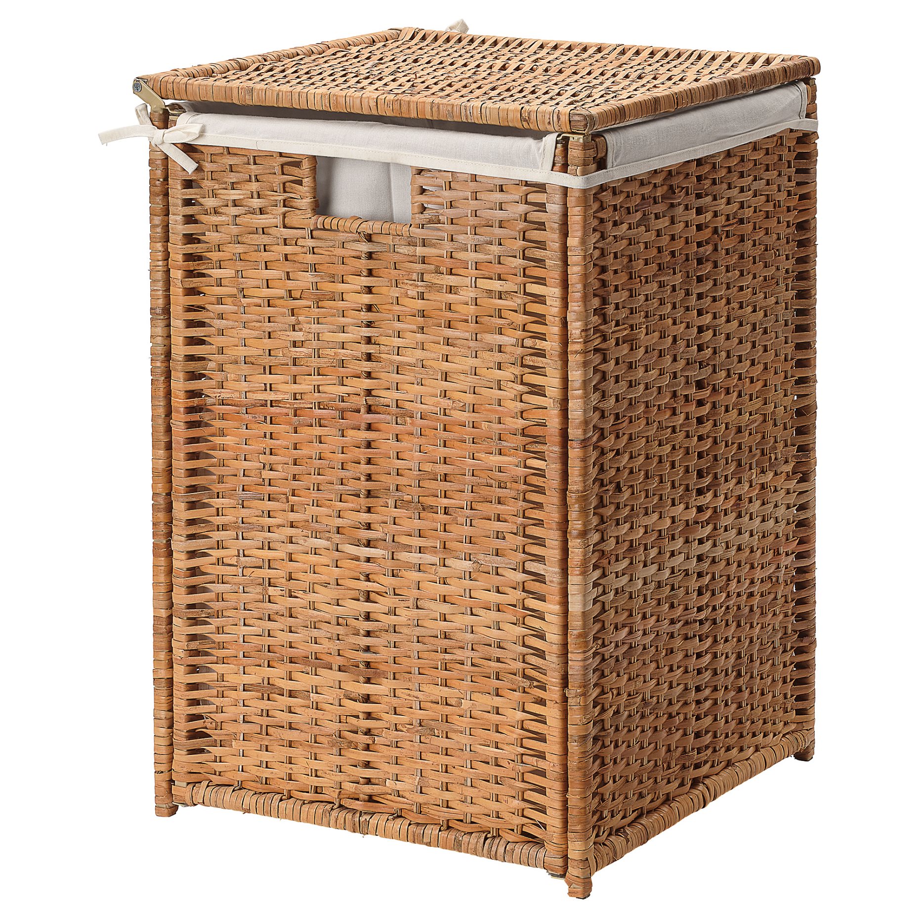 BRANÄS, laundry basket with lining, 202.147.31