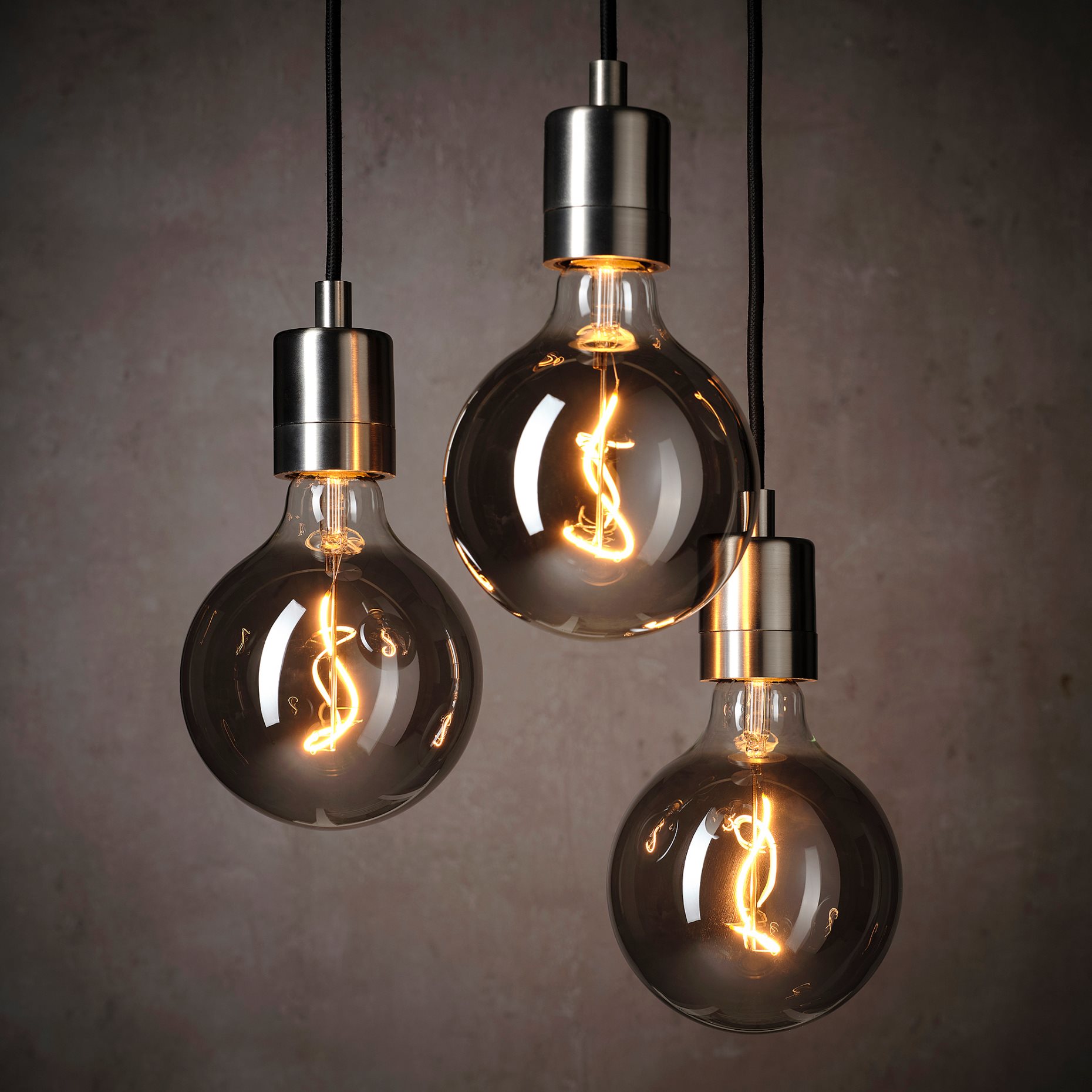 MOLNART, λαμπτήρας LED E27 140 lumen/γλόμπος, 125 mm, 205.134.81