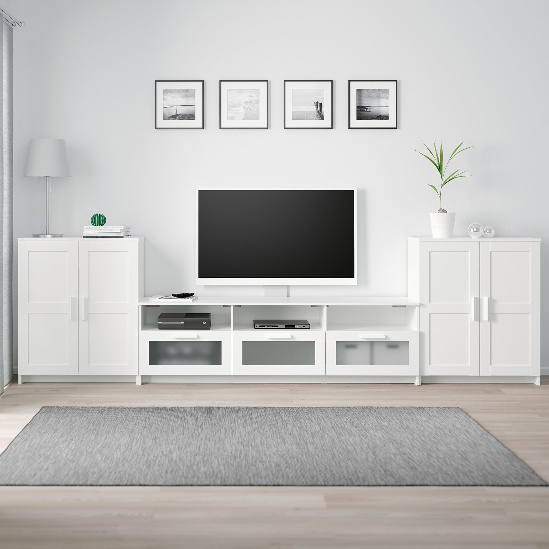 BRIMNES, σύνθεση αποθήκευσης TV, 292.782.19