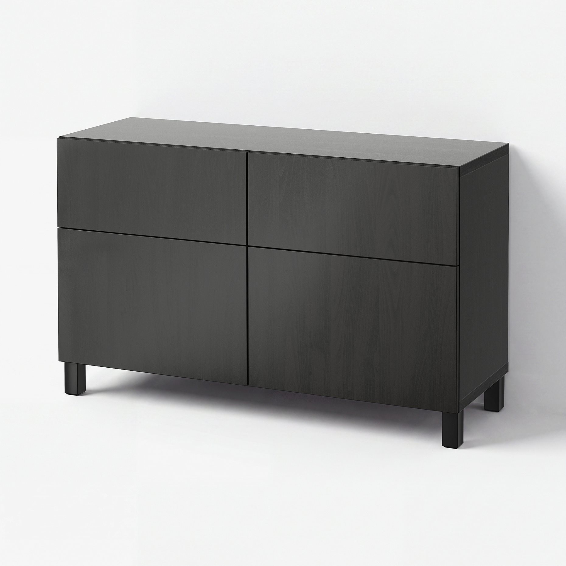 BESTÅ, storage combination with doors/drawers push-open, 120x42x74 cm, 294.125.81