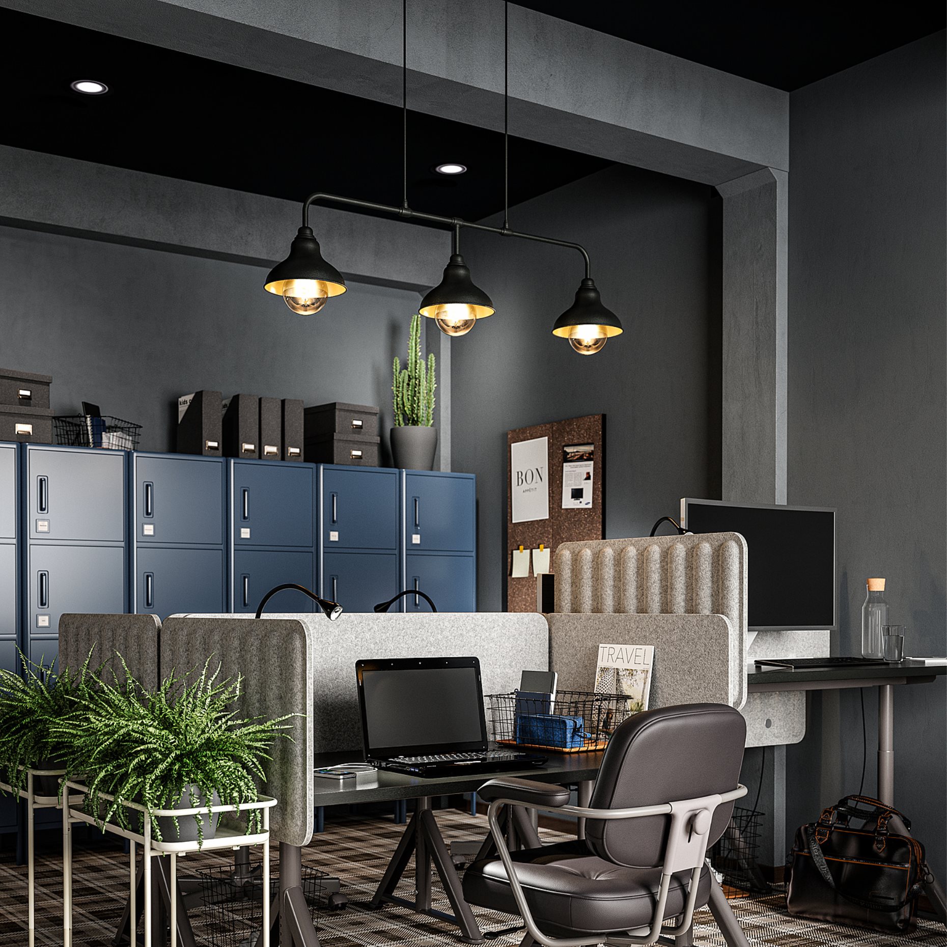 AGUNNARYD, pendant lamp with 3 lamps, 303.421.63