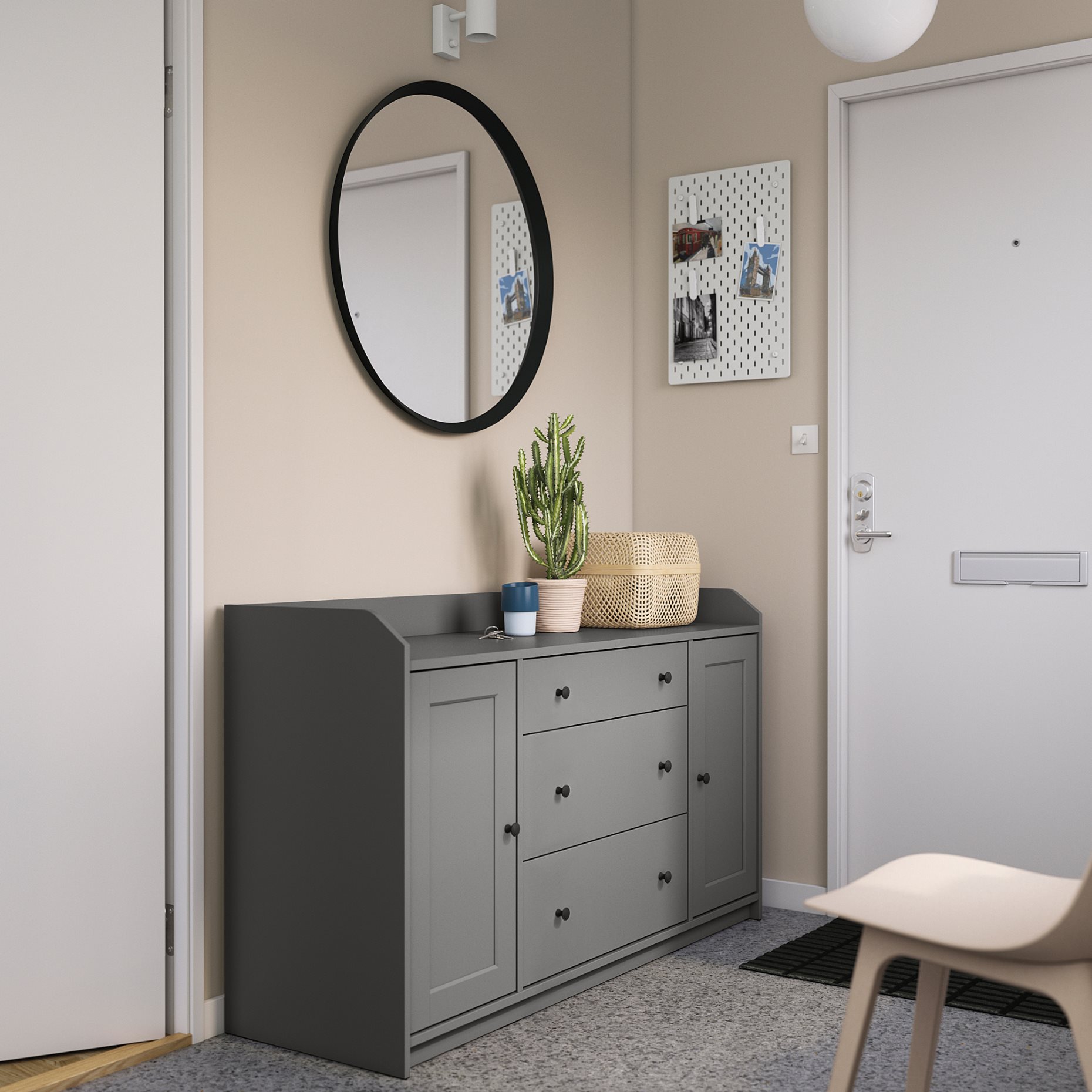 HAUGA, sideboard, 140x84 cm, 304.569.08