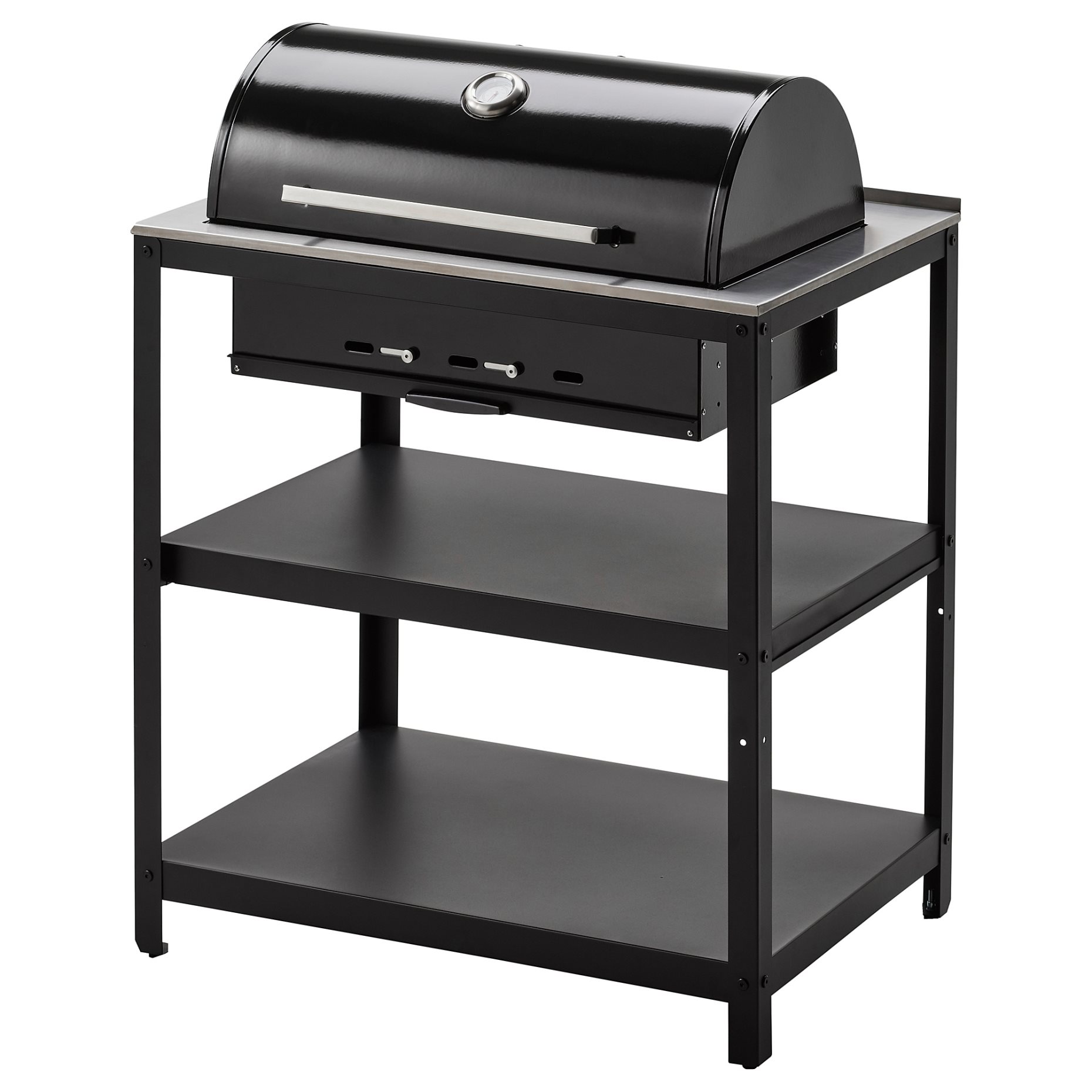 GRILLSKÄR, ψησταριά για κάρβουνα με ντουλάπι εξωτερικού χώρου, 86x61 cm, 304.714.47