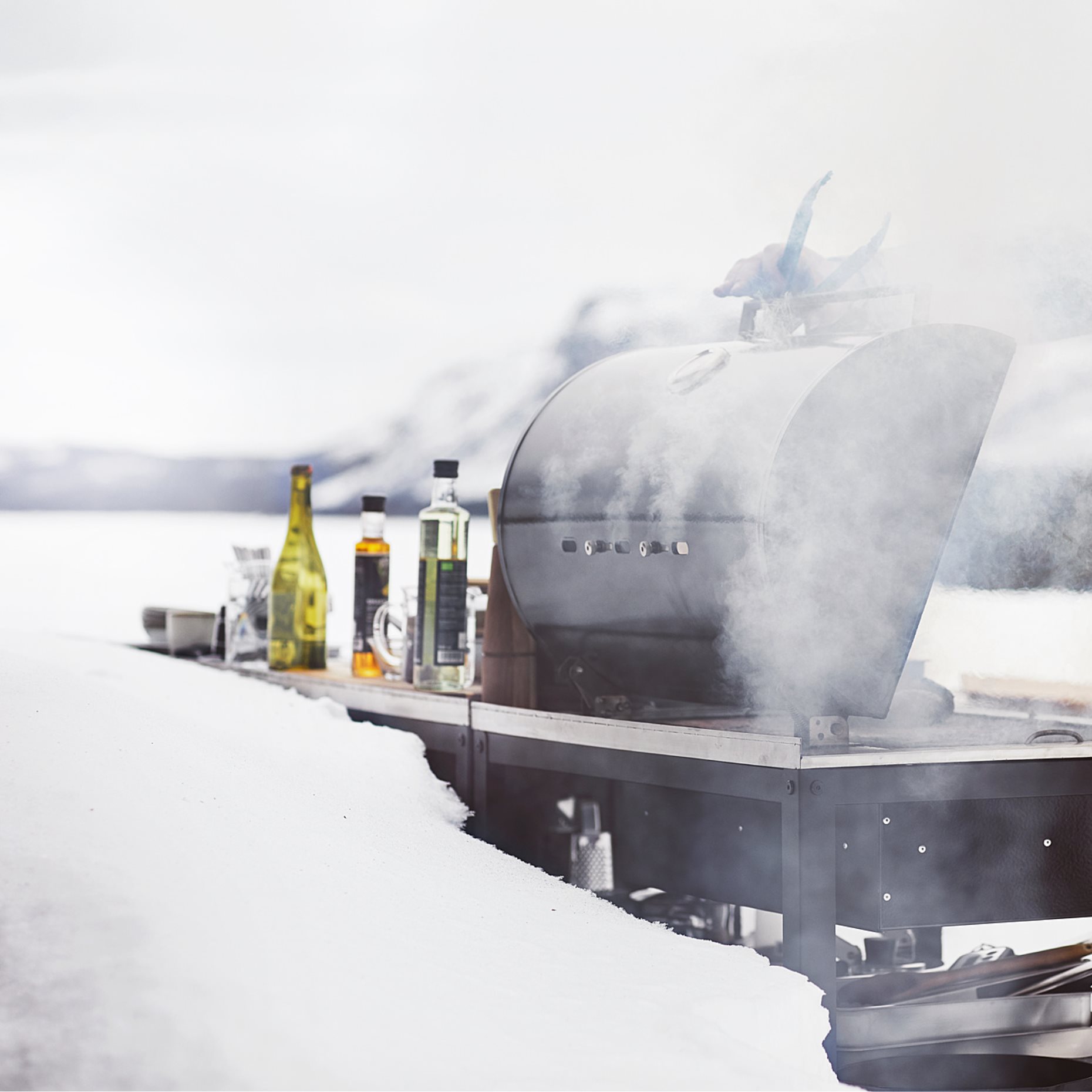 GRILLSKÄR, ψησταριά για κάρβουνα με ντουλάπι εξωτερικού χώρου, 86x61 cm, 304.714.47
