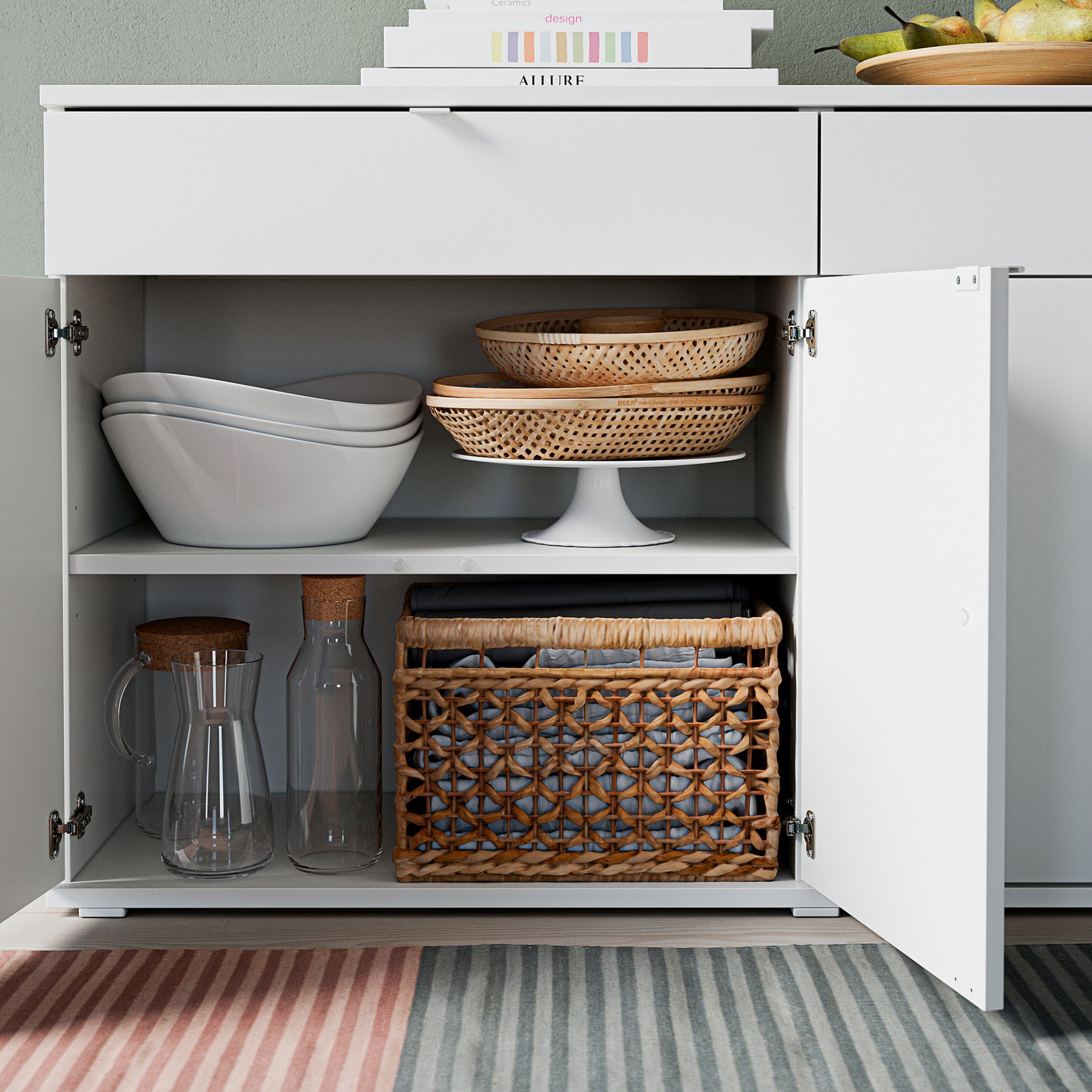 VIHALS, sideboard, 140x37x75 cm, 304.917.18