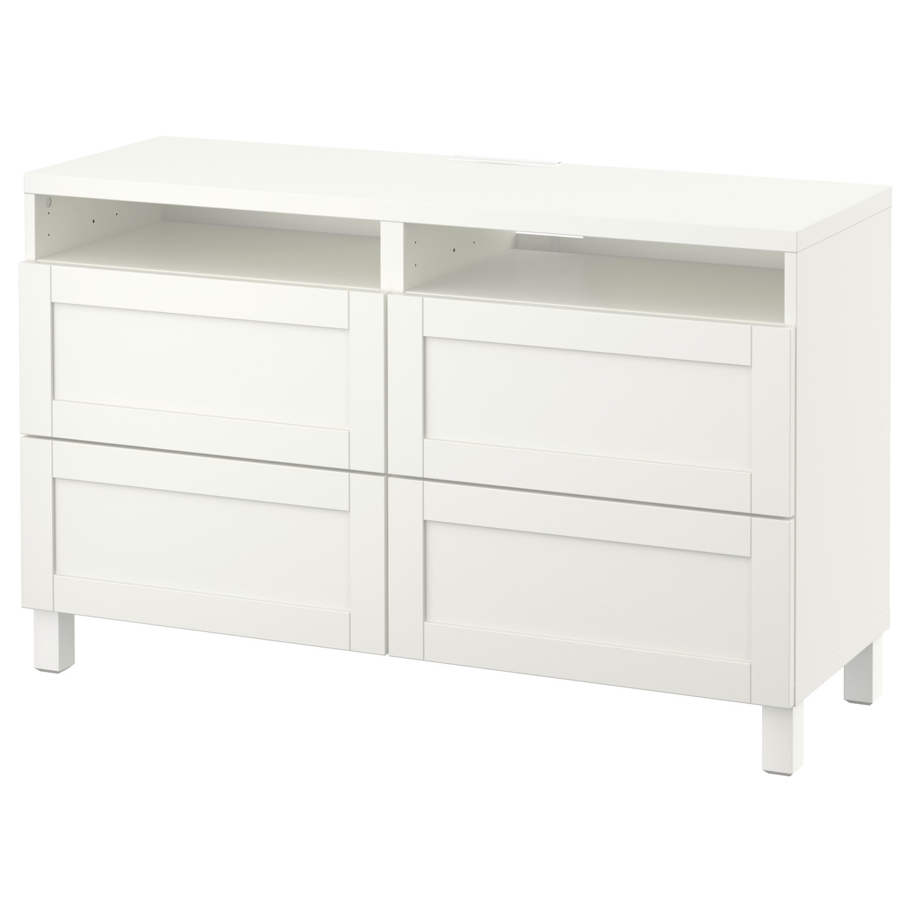 BESTÅ, έπιπλο TV με συρτάρια, 120x40x74 cm, 391.939.17