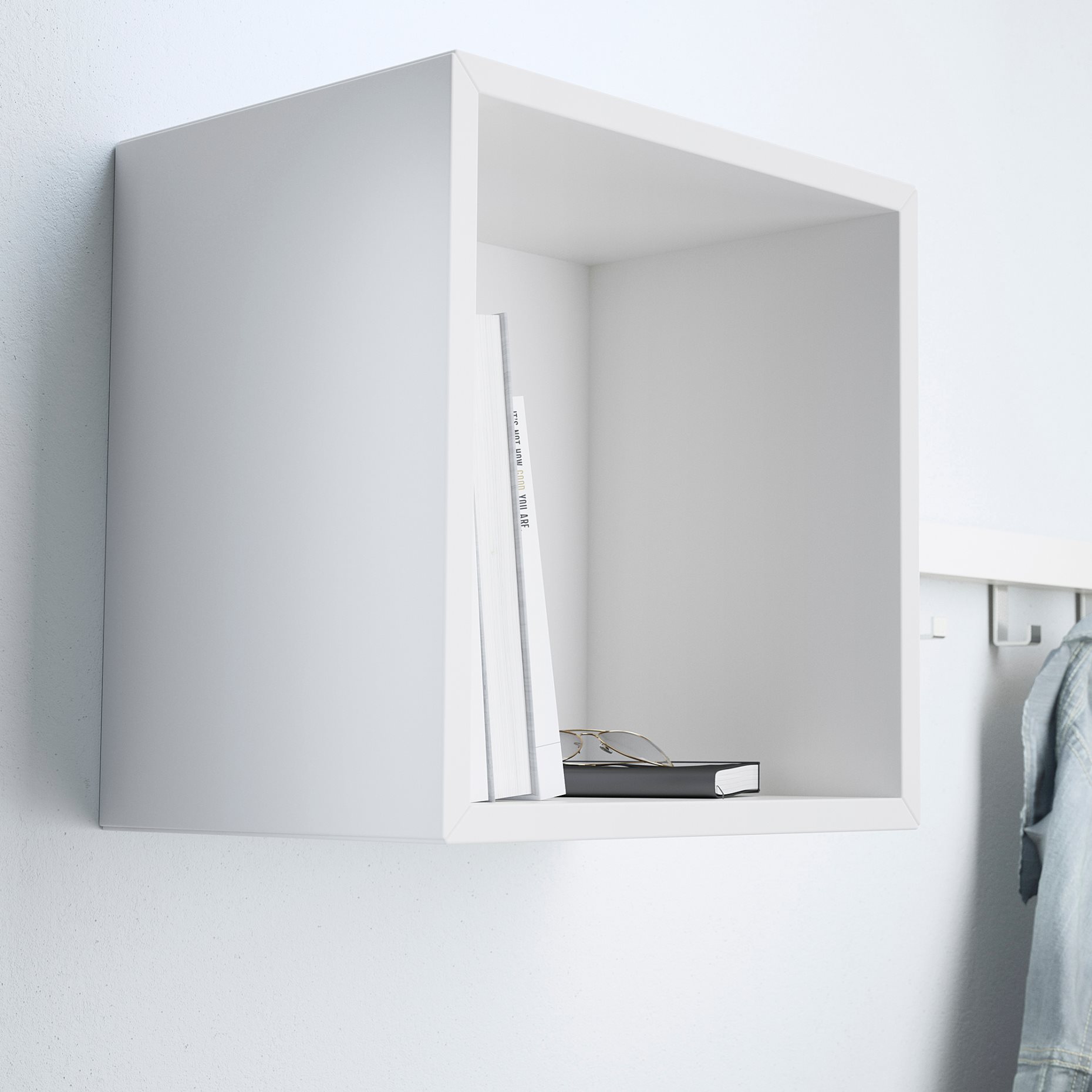 EKET, wall-mounted shelving unit, 392.858.08