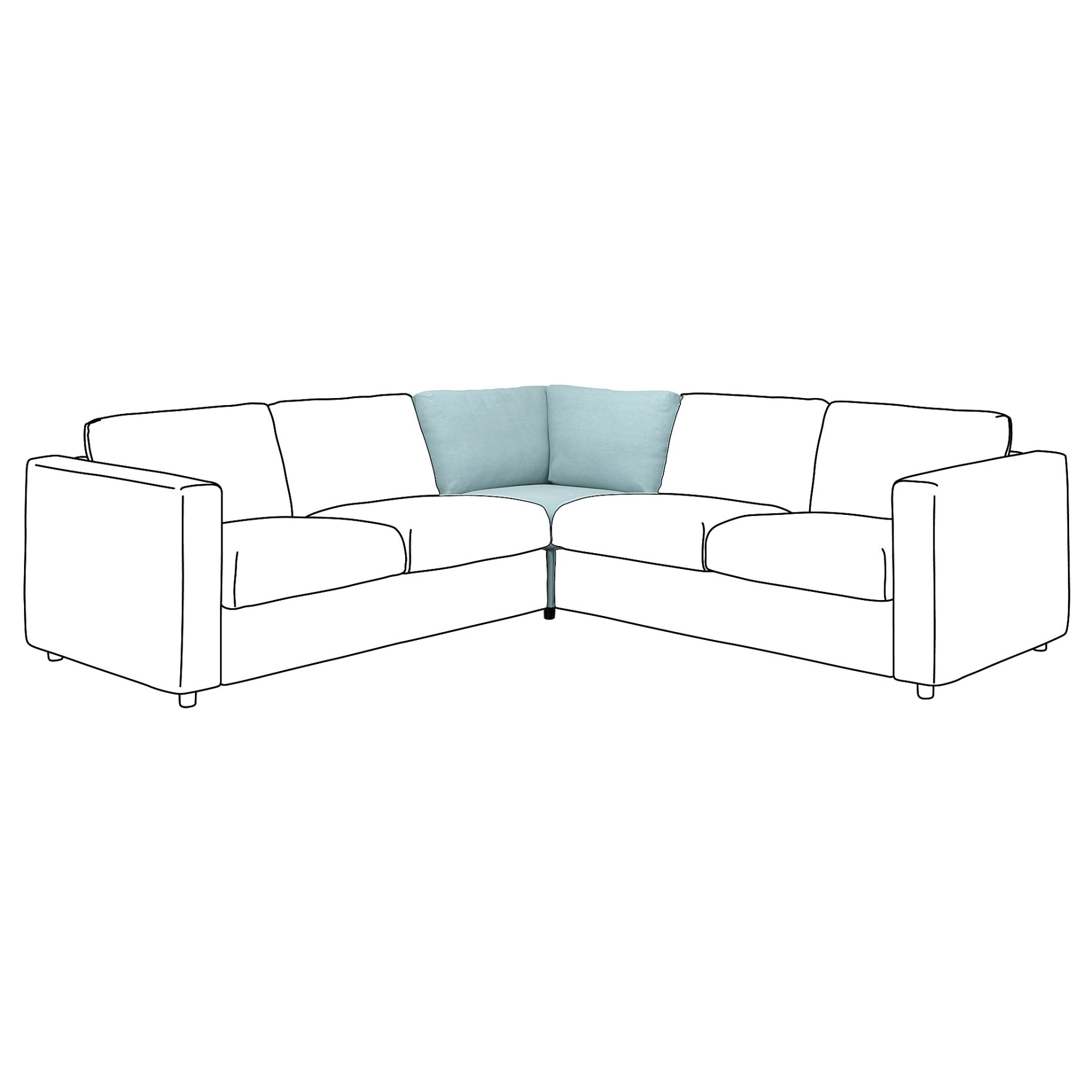 VIMLE, corner section, 393.925.54