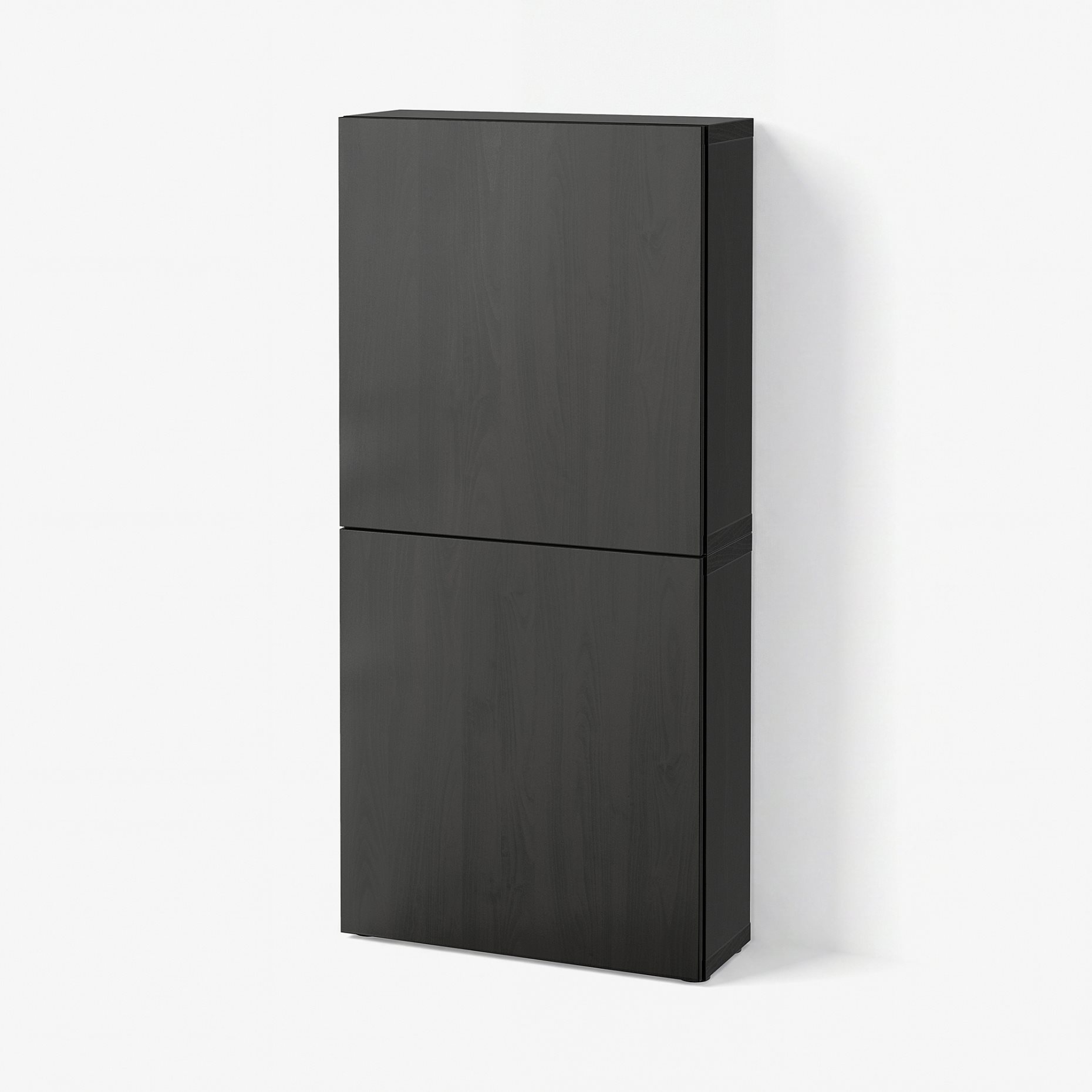 BESTÅ, wall cabinet with 2 doors, 60x22x128 cm, 394.219.62