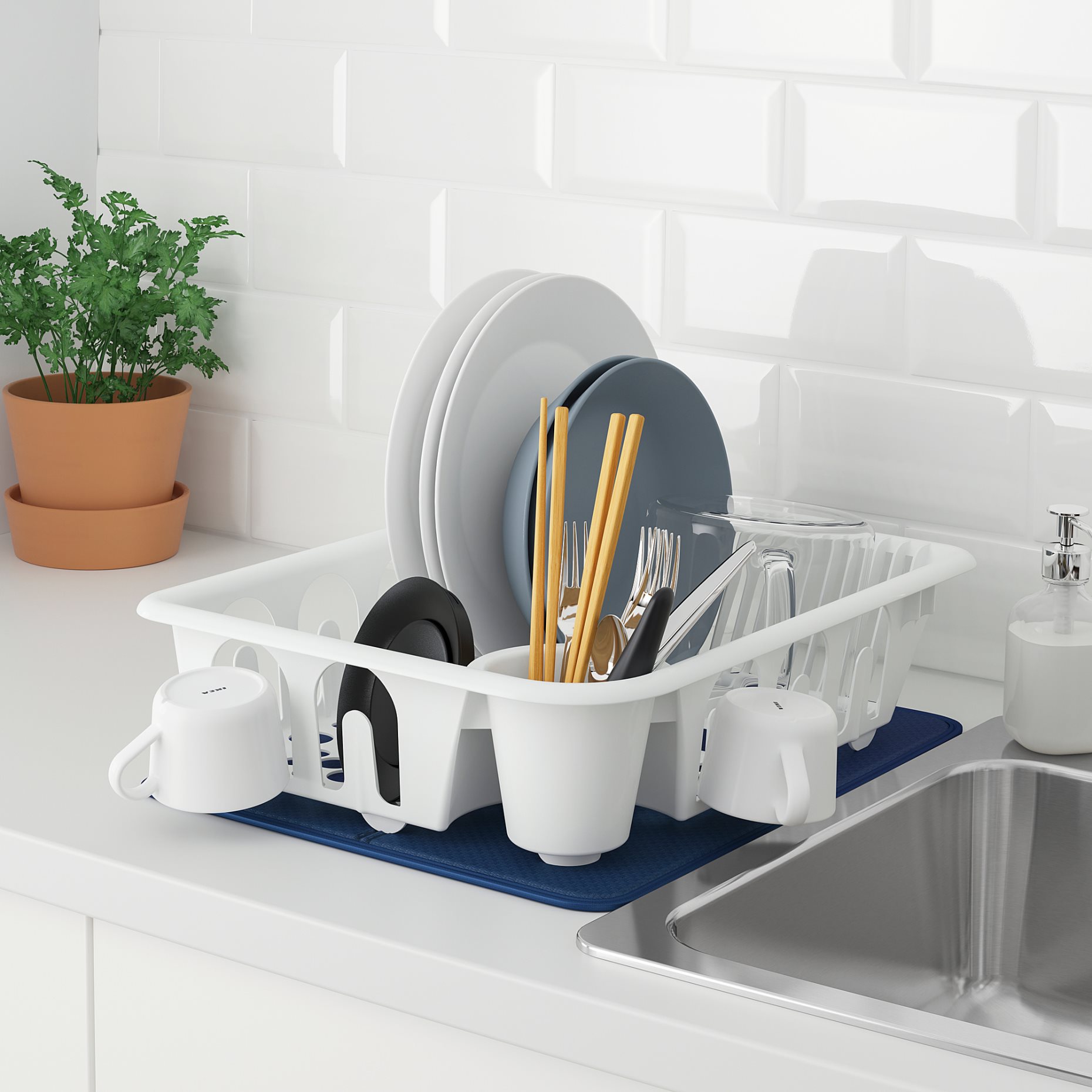 FLUNDRA, dish drainer, 401.769.50