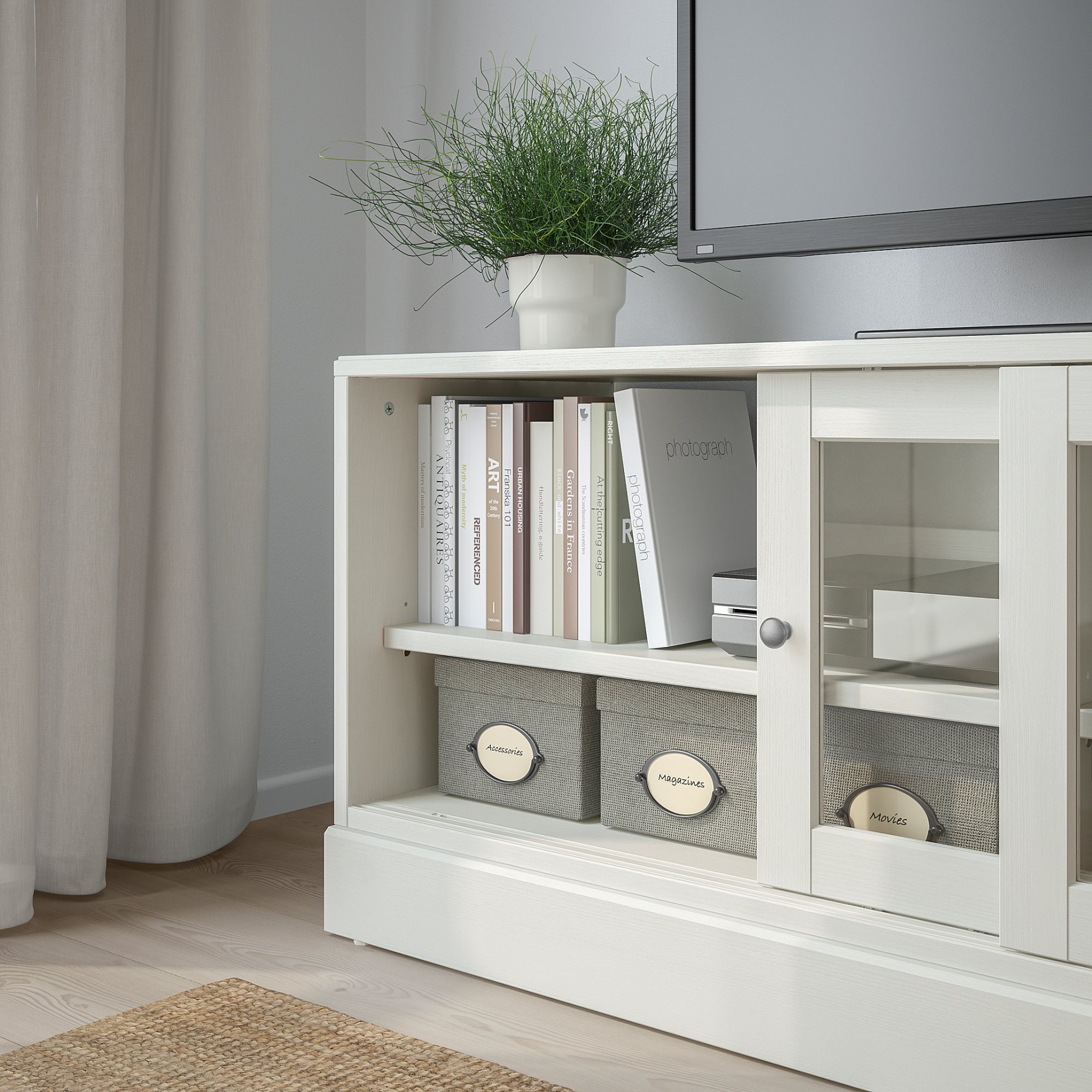HAVSTA, έπιπλο TV με μπάζα, 160x47x62 cm, 404.803.71