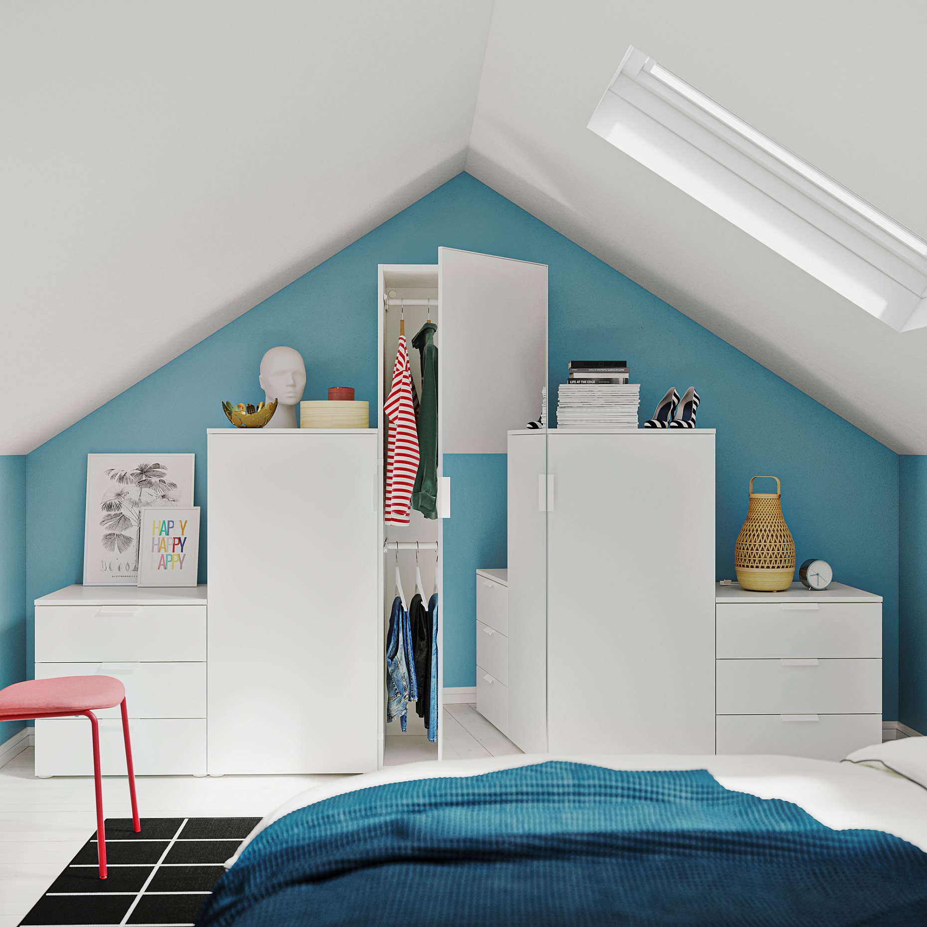 HJÄLPA, adjustable clothes rail, 60-100 cm, 404.978.28