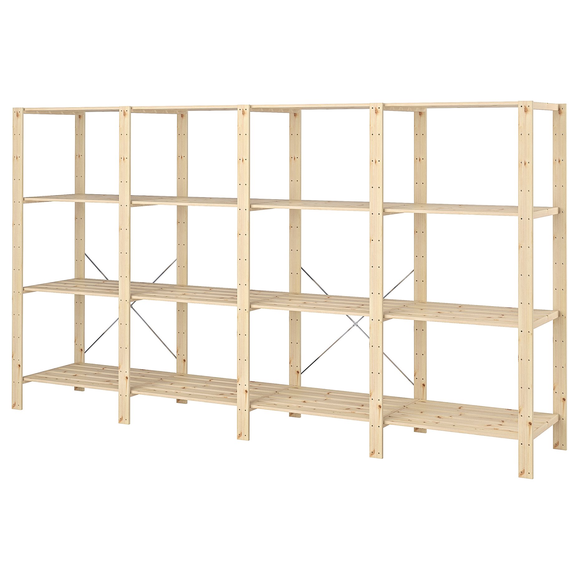 HEJNE, 4 sections/shelves, 490.469.78