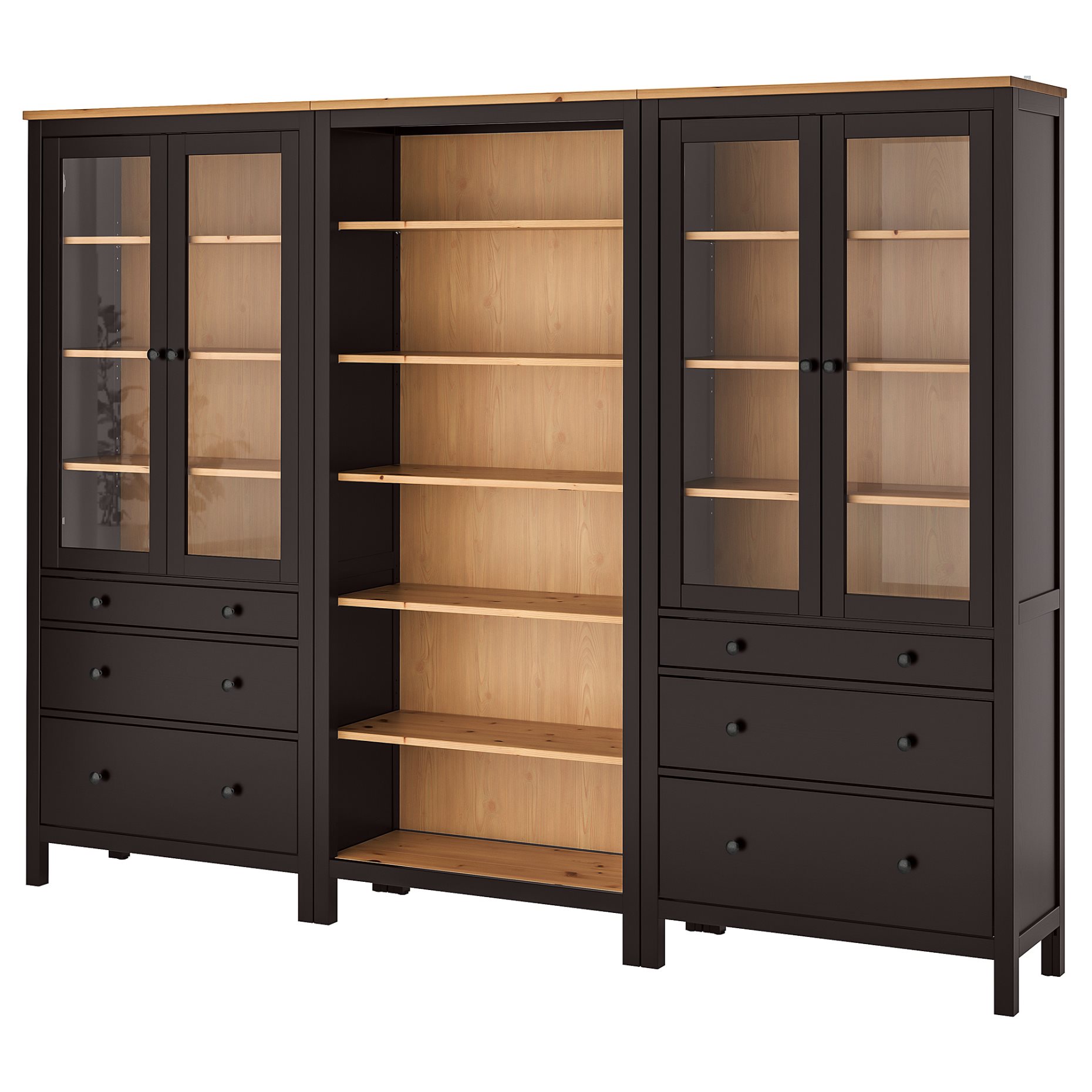 HEMNES, σύνθεση αποθήκευσης με πόρτες/συρτάρια, 493.365.67