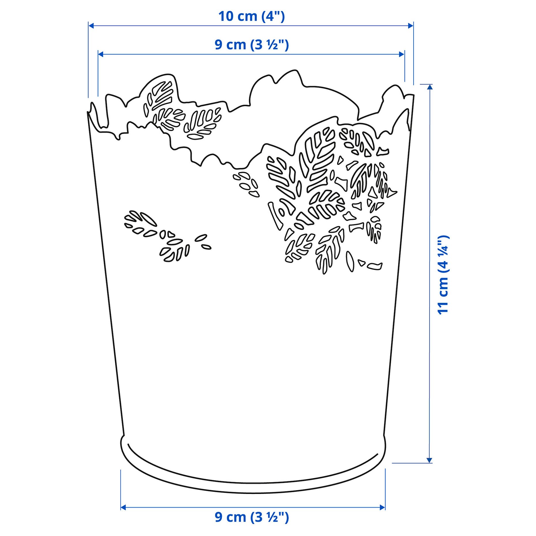 SAMVERKA, plant pot, 503.887.39