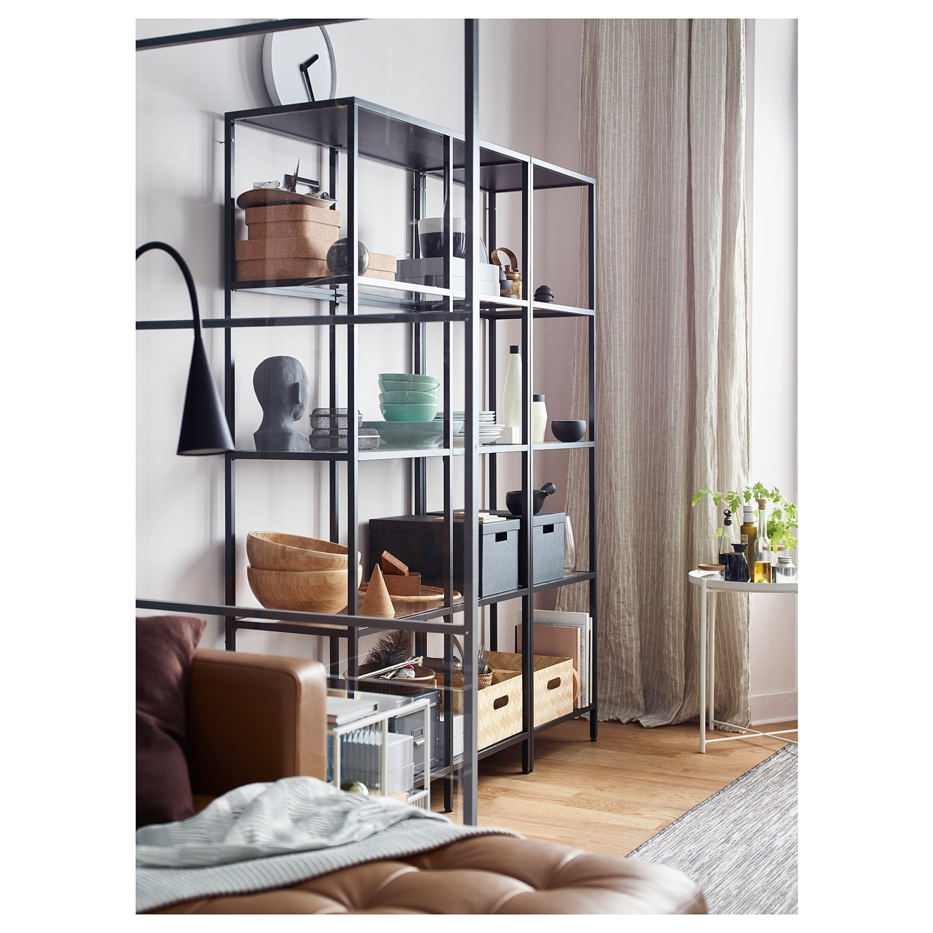 VITTSJÖ, storage combination, 151x36x175 cm, 599.026.58