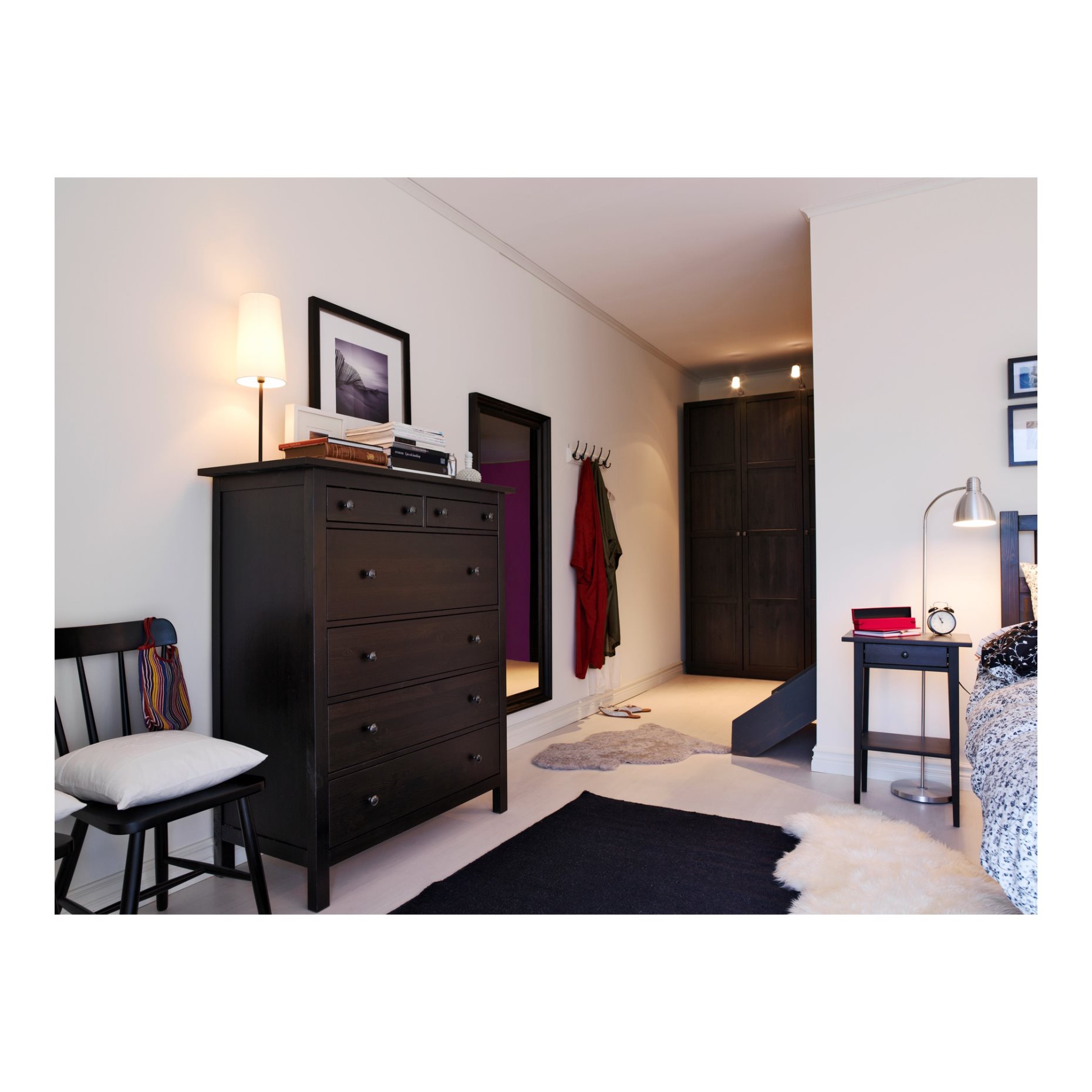 HEMNES, chest of 6 drawers, 602.392.68
